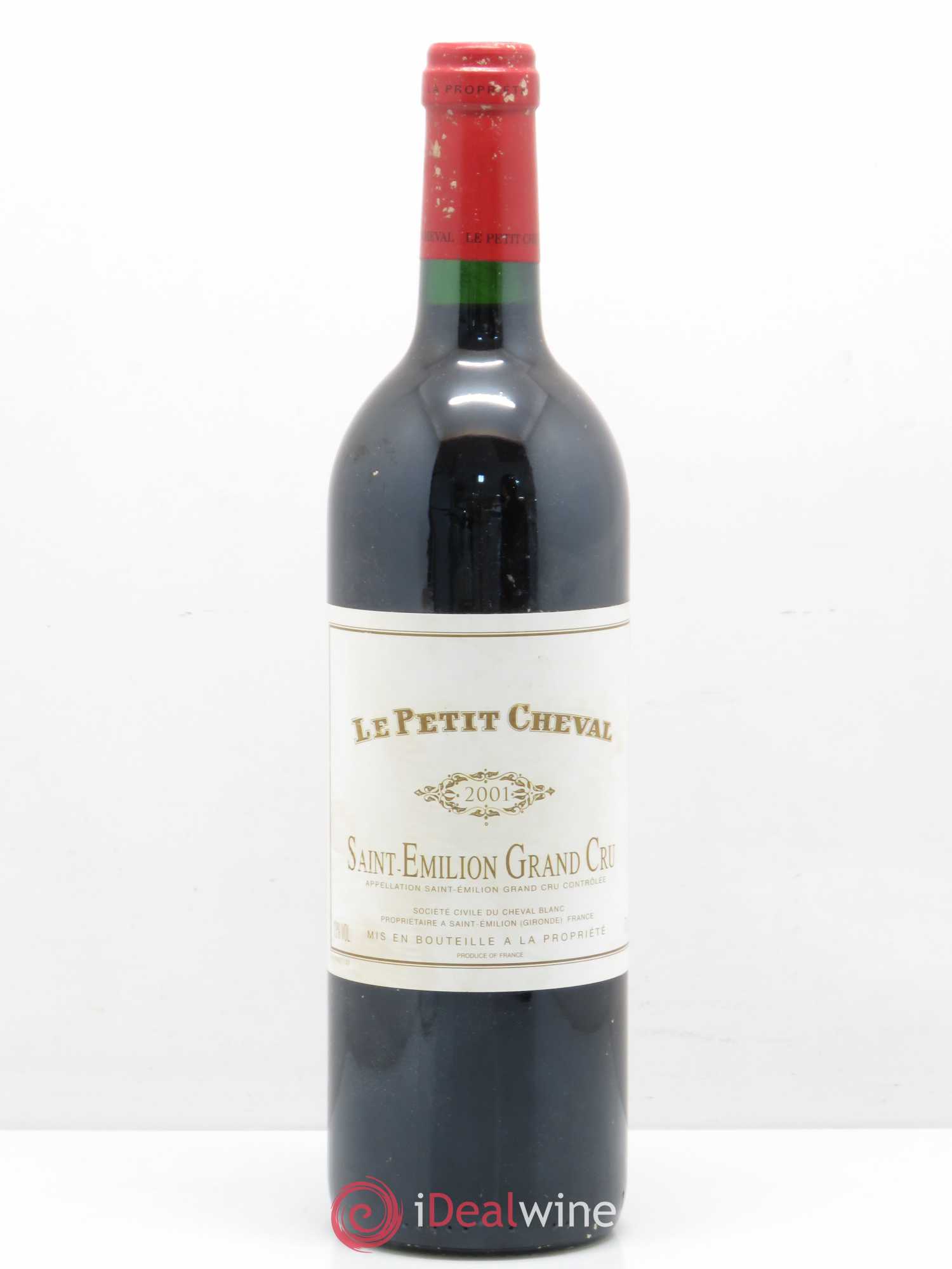 Le Petit Cheval Second Vin (sans prix de réserve) 2001 - Lot de 1 bouteille - 0