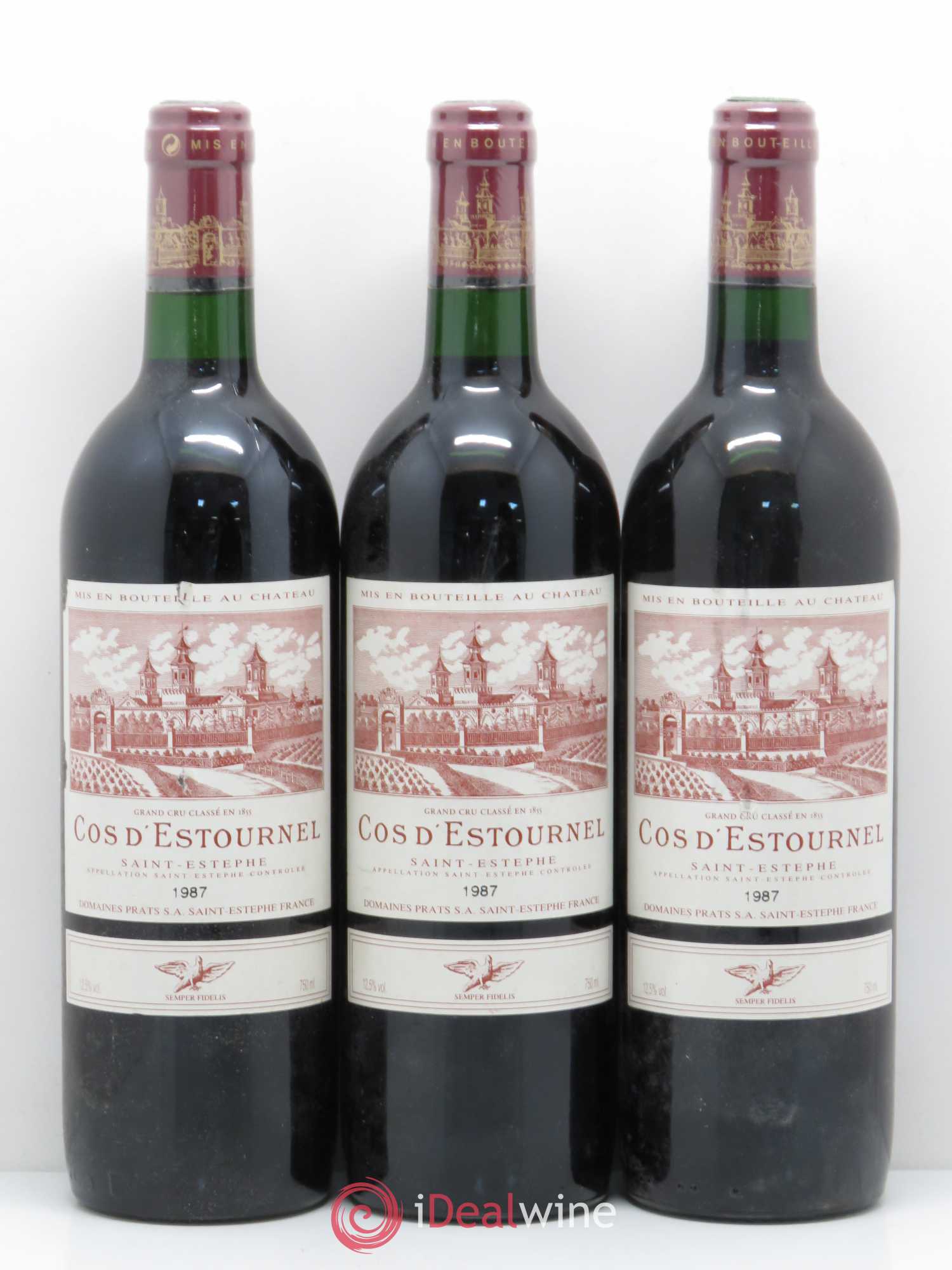 Cos d'Estournel 2ème Grand Cru Classé (sans prix de réserve) 1987 - Lot de 6 bouteilles - 2