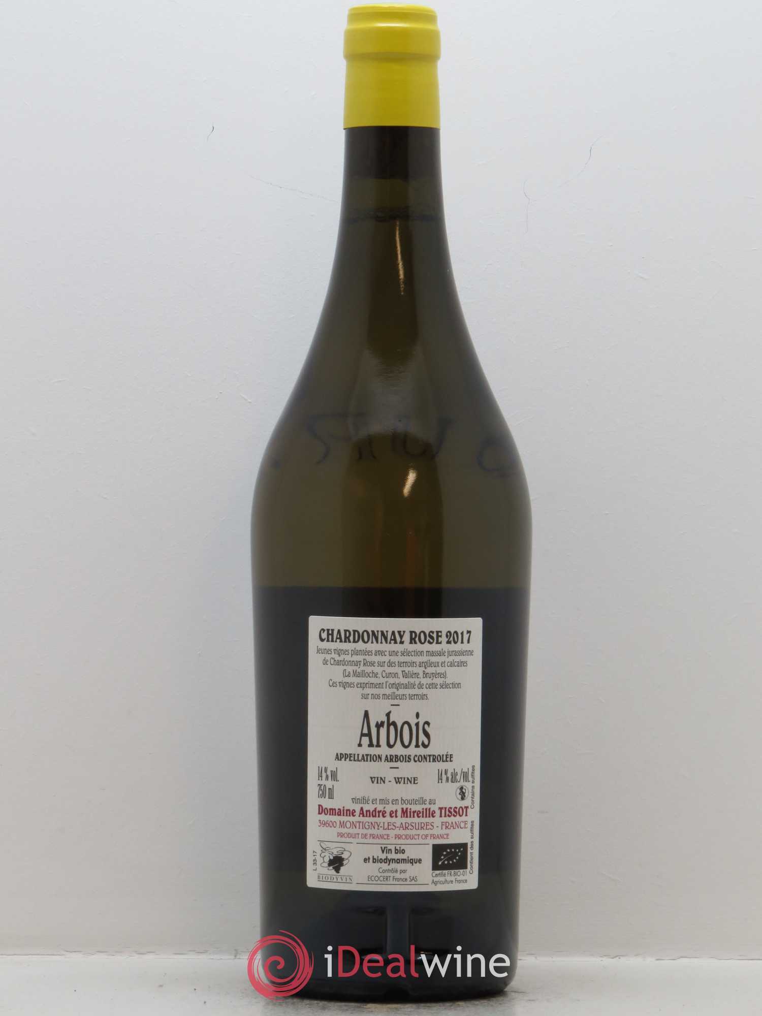 Arbois Rose Massale Bénédicte et Stéphane Tissot 2017 - Lot de 1 bouteille - 1