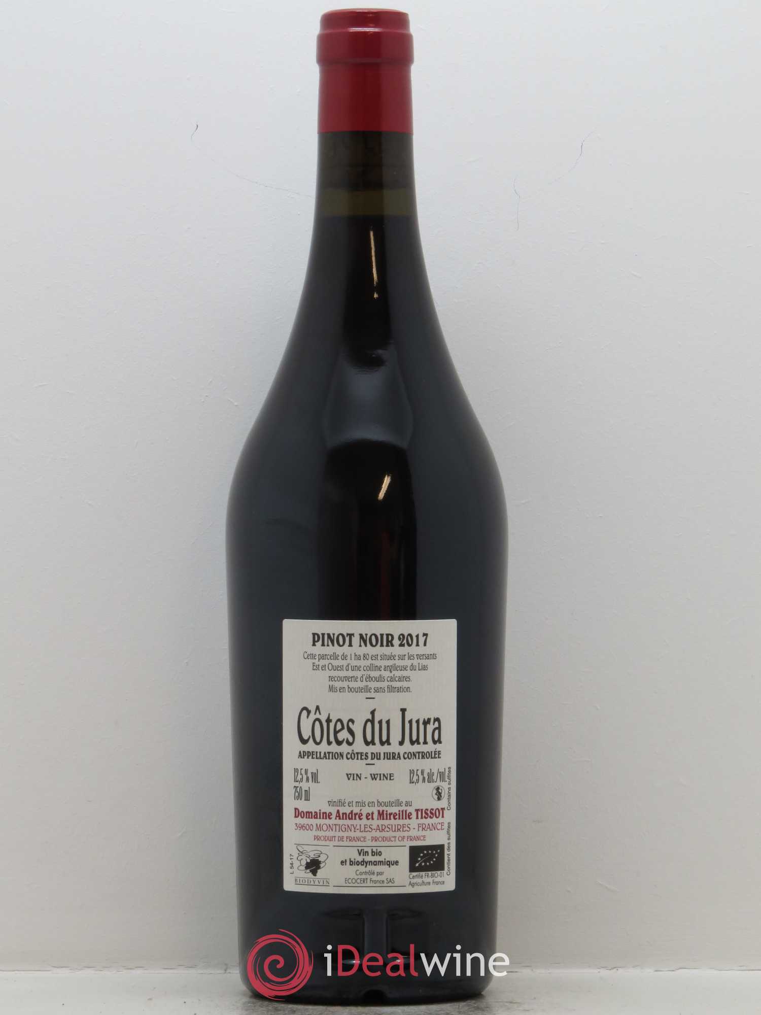 Côtes du Jura En Barberon Bénédicte et Stéphane Tissot 2017 - Lot de 1 bouteille - 1