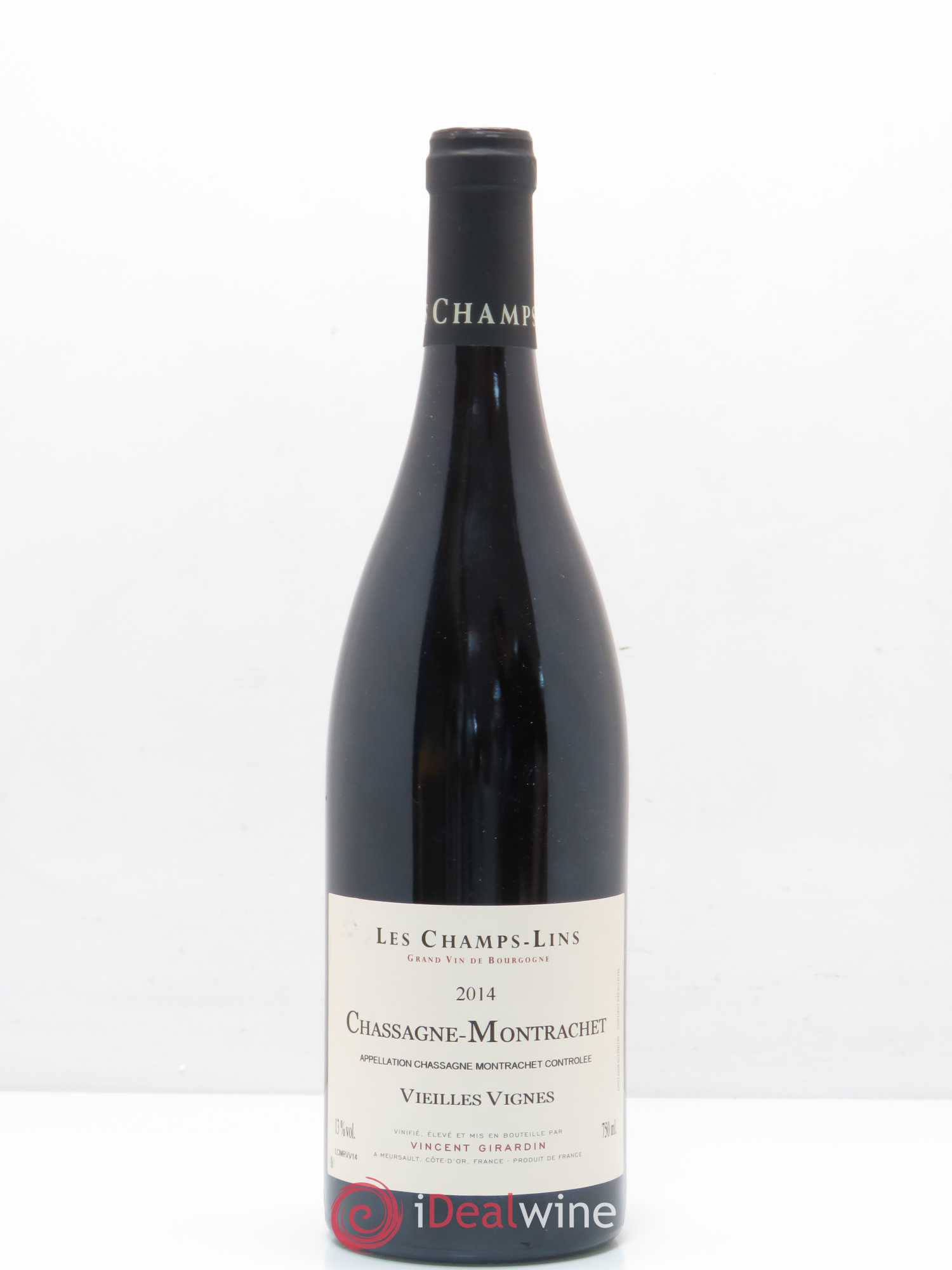 Chassagne-Montrachet Les Champs-Lins Vieilles vignes Domaine Vincent Girardin 2014 - Posten von 1 Flasche - 0