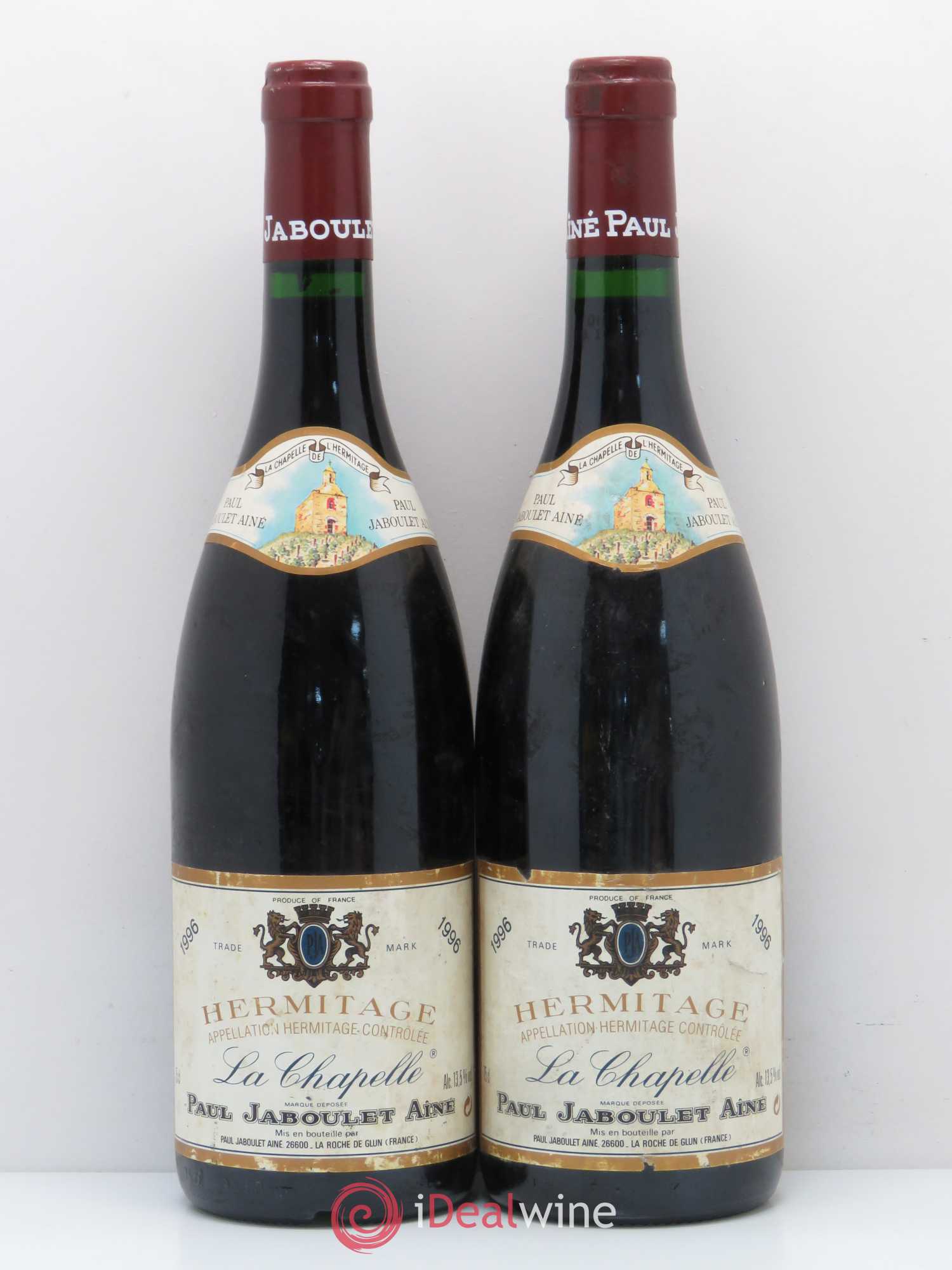 Hermitage La Chapelle Paul Jaboulet Ainé 1996 - Lot de 2 bouteilles - 0
