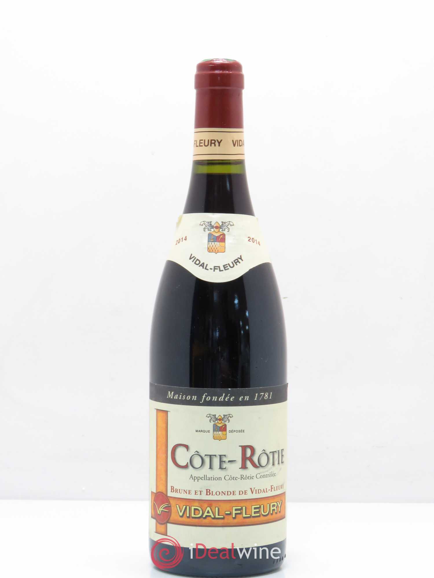 Côte-Rôtie Brune Et Blonde Vidal-Fleury (sans prix de réserve) 2014 - Posten von 1 Flasche - 0