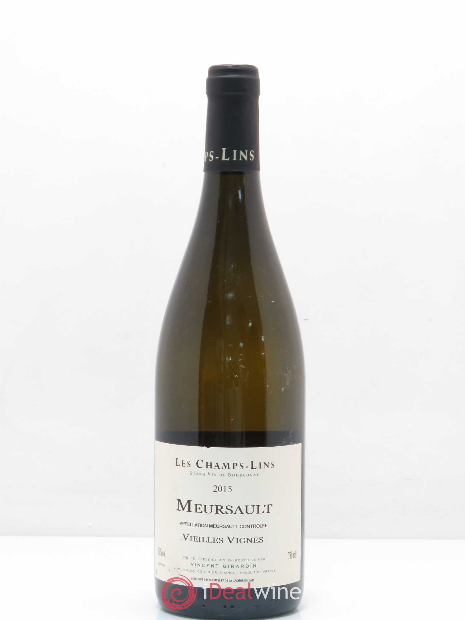 Meursault Les Champs-Lins Vieilles vignes Domaine Vincent Girardin 2015 - Posten von 1 Flasche - 0