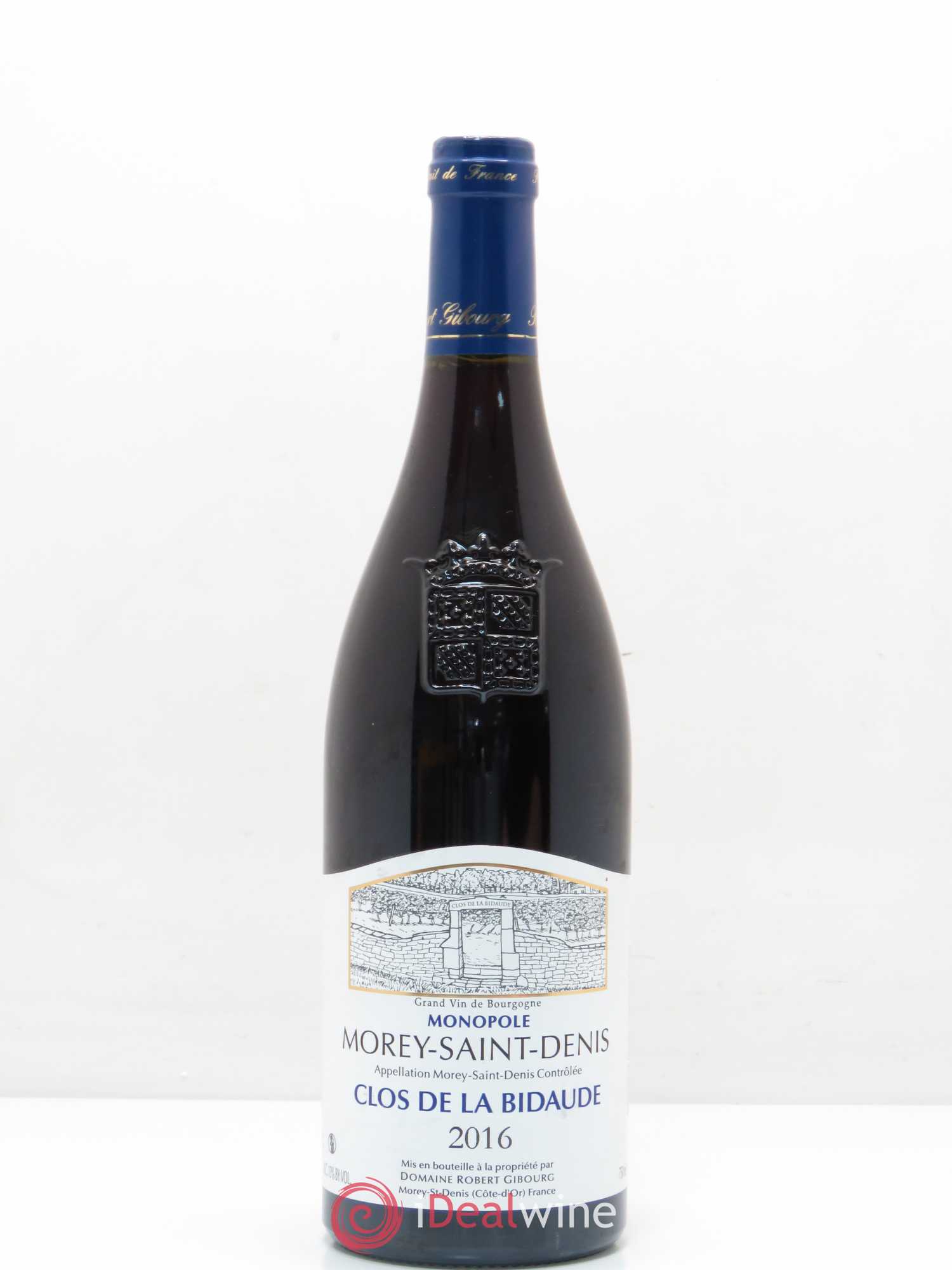 Morey-Saint-Denis Clos de la Bidaude Domaine Robert Gibourg (sans prix de réserve) 2016 - Posten von 1 Flasche - 0