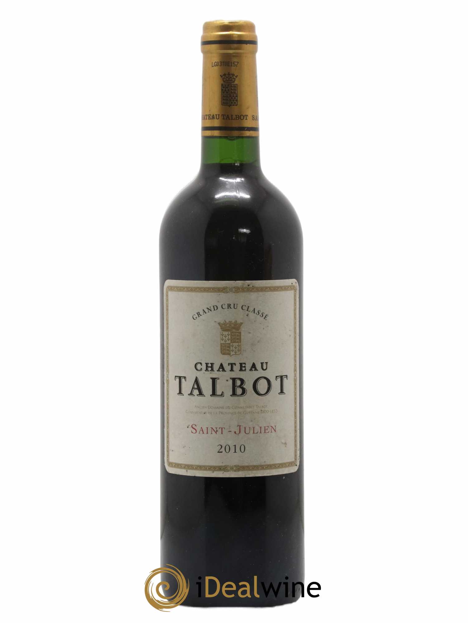 Château Talbot 4ème Grand Cru Classé 2010 - Lot de 1 bouteille - 0