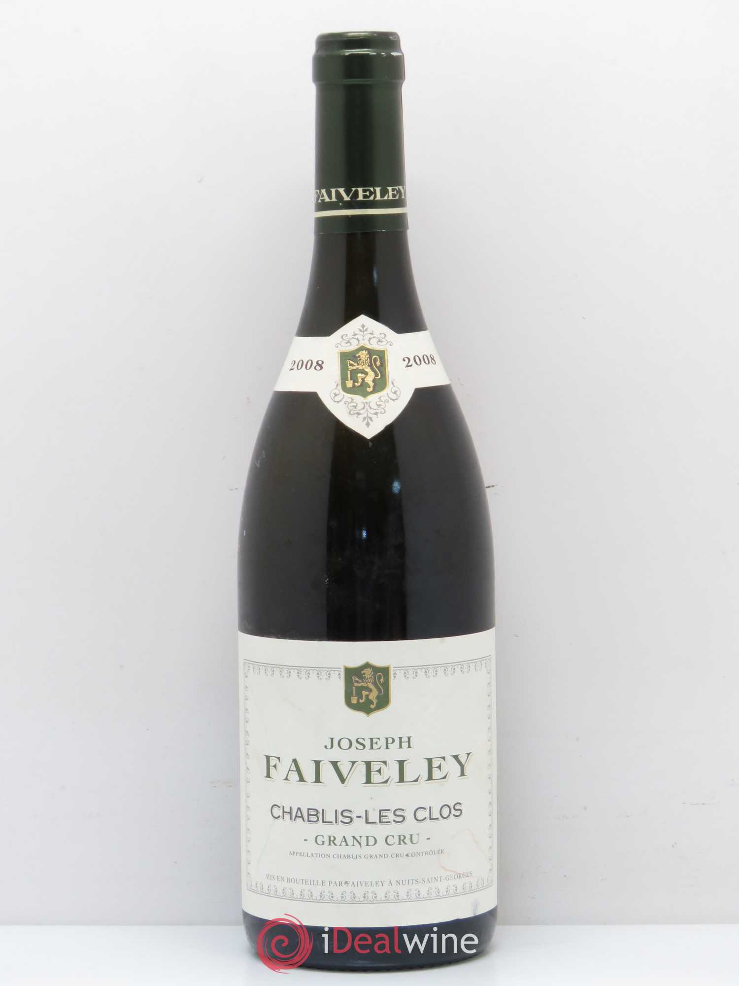 Chablis Grand Cru Les Clos Faiveley 2008 - Lot de 1 bouteille - 0