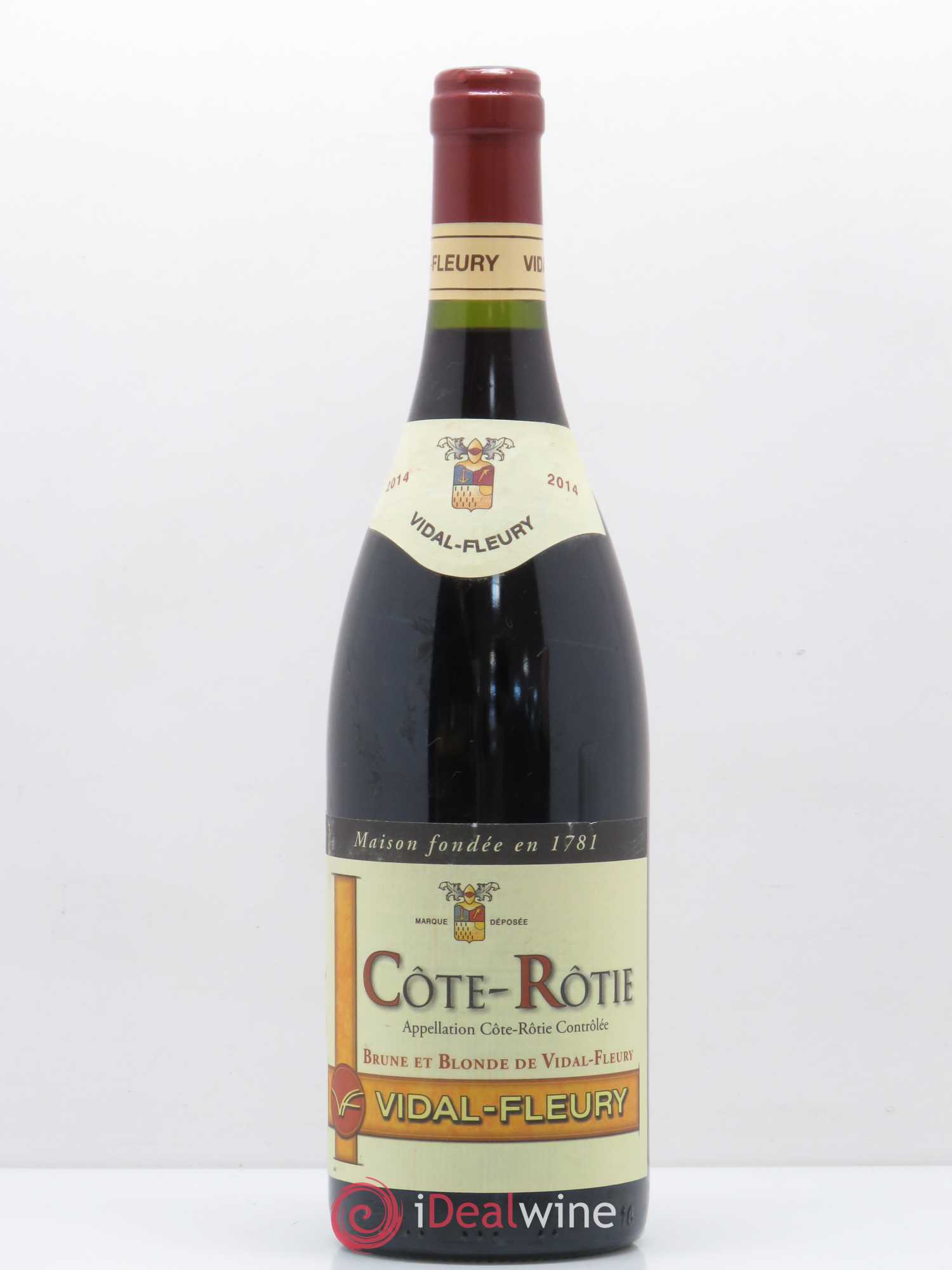 Côte-Rôtie la Chatillonne Côte Blonde Vidal Fleury (sans prix de réserve) 2014 - Lot de 1 bouteille - 0