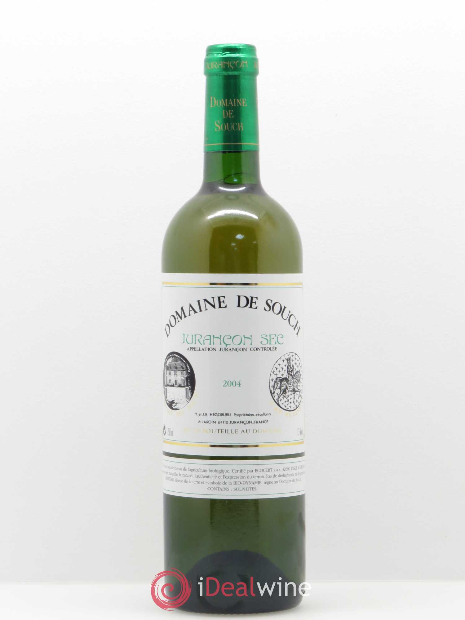 Jurançon sec Souch (Domaine de) 2004 - Lot de 1 bouteille - 0