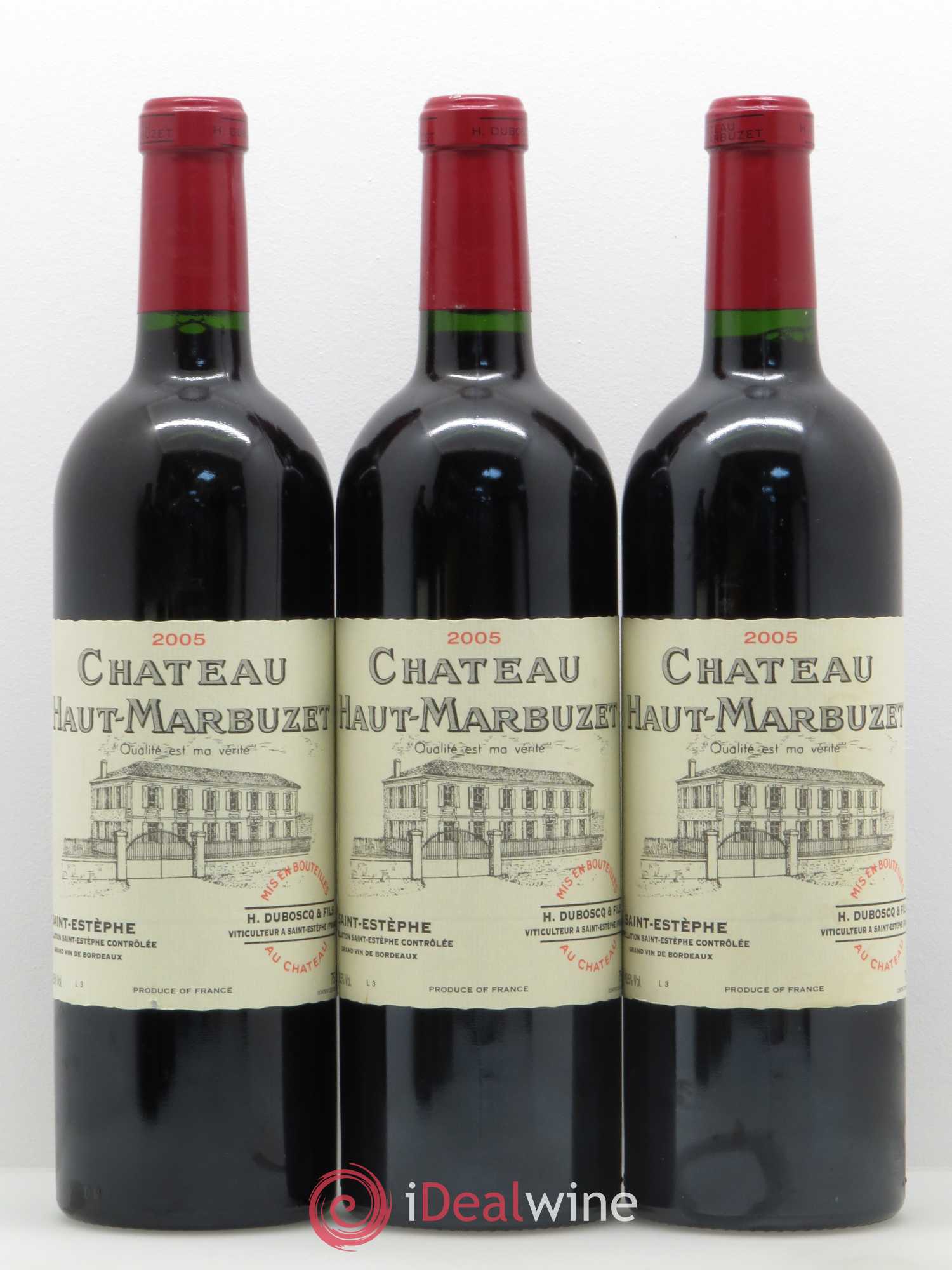 Château Haut Marbuzet 2005 - Lot de 6 bouteilles - 1