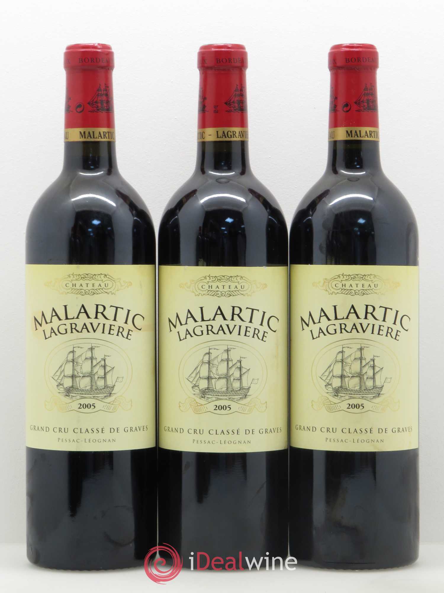 Château Malartic-Lagravière Cru Classé de Graves 2005 - Lot de 6 bouteilles - 1