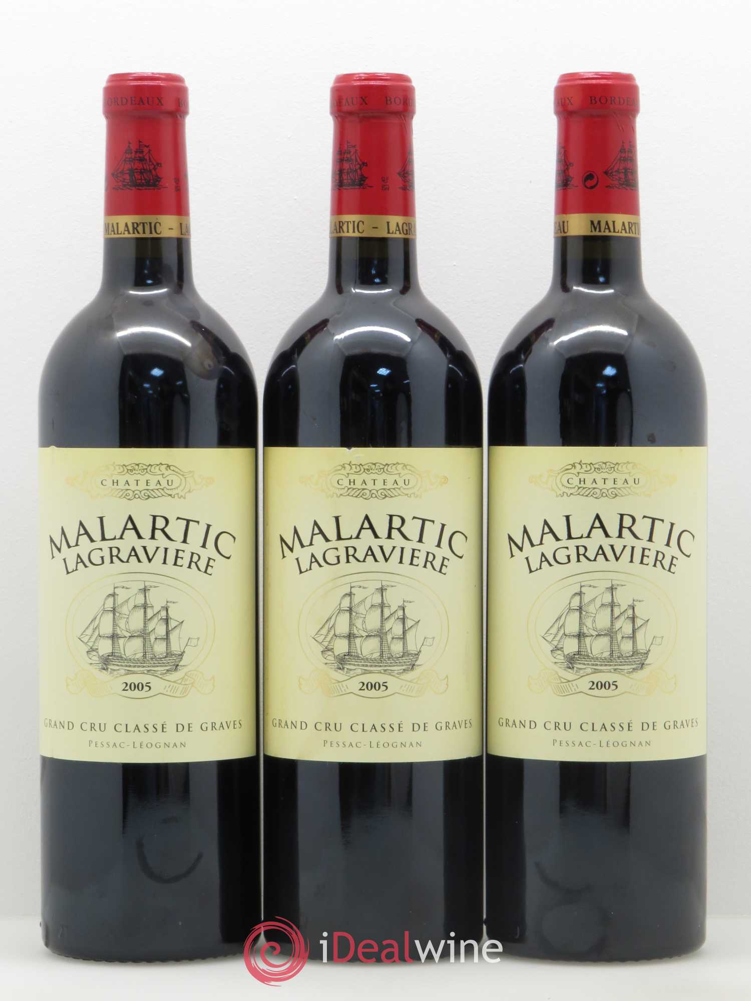 Château Malartic-Lagravière Cru Classé de Graves 2005 - Lot de 6 bouteilles - 2