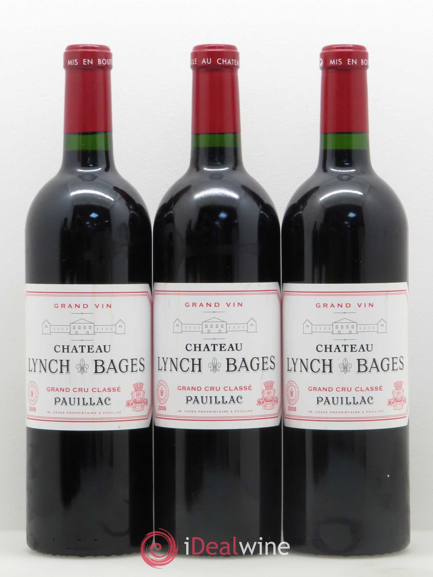 Château Lynch Bages 5ème Grand Cru Classé 2006 - Lot de 6 bouteilles - 1