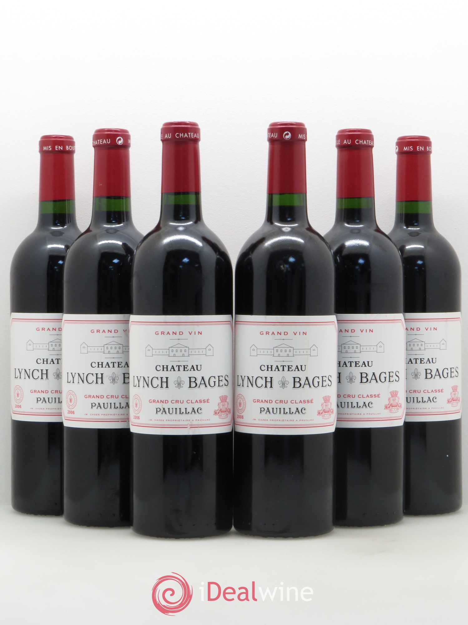 Château Lynch Bages 5ème Grand Cru Classé 2006 - Lot de 6 bouteilles - 0
