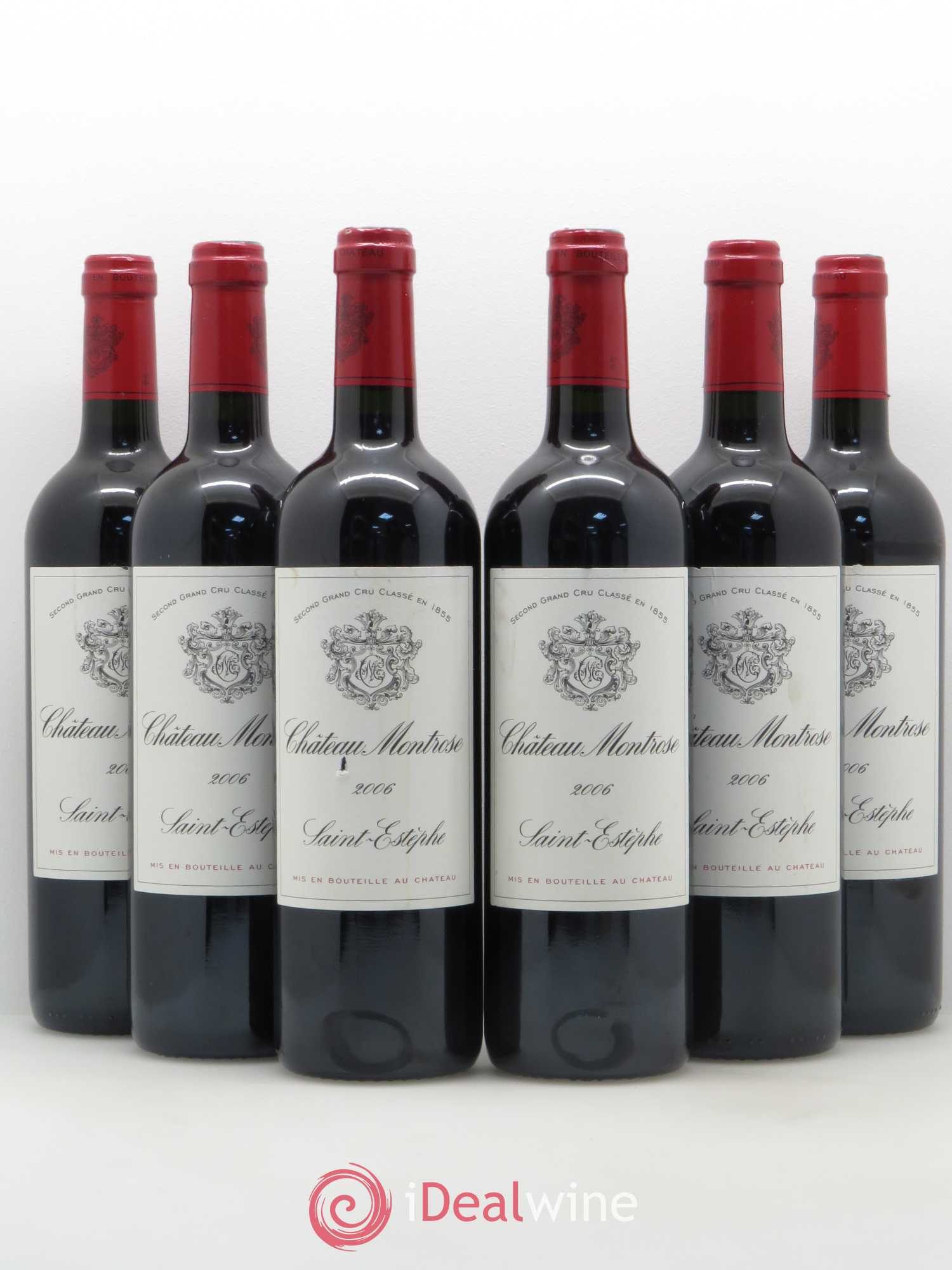 Château Montrose 2ème Grand Cru Classé 2006 - Lot de 6 bouteilles - 0