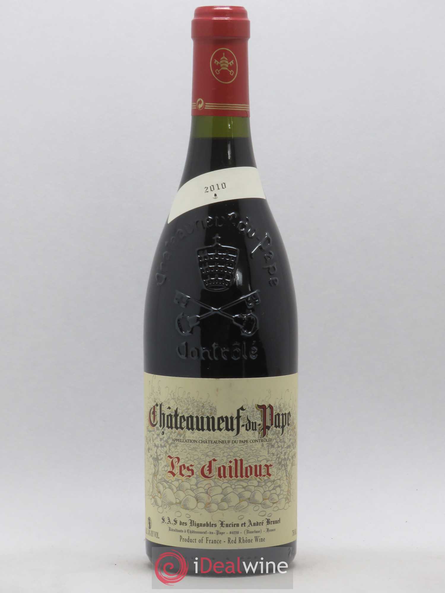 Châteauneuf-du-Pape Les Cailloux André Brunel 2010 - Lot de 1 bouteille - 0