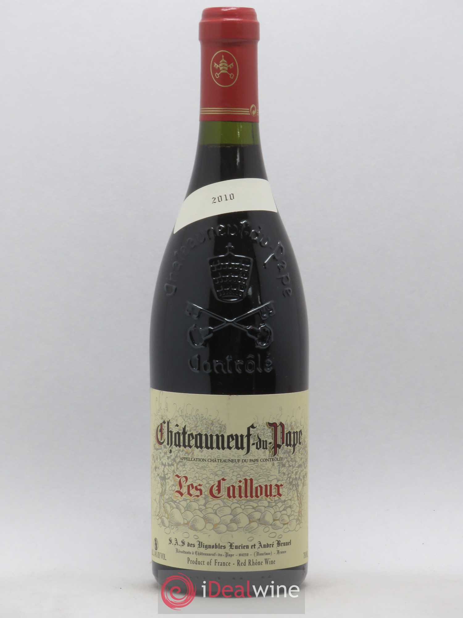 Châteauneuf-du-Pape Les Cailloux André Brunel 2010 - Lot de 1 bouteille - 0