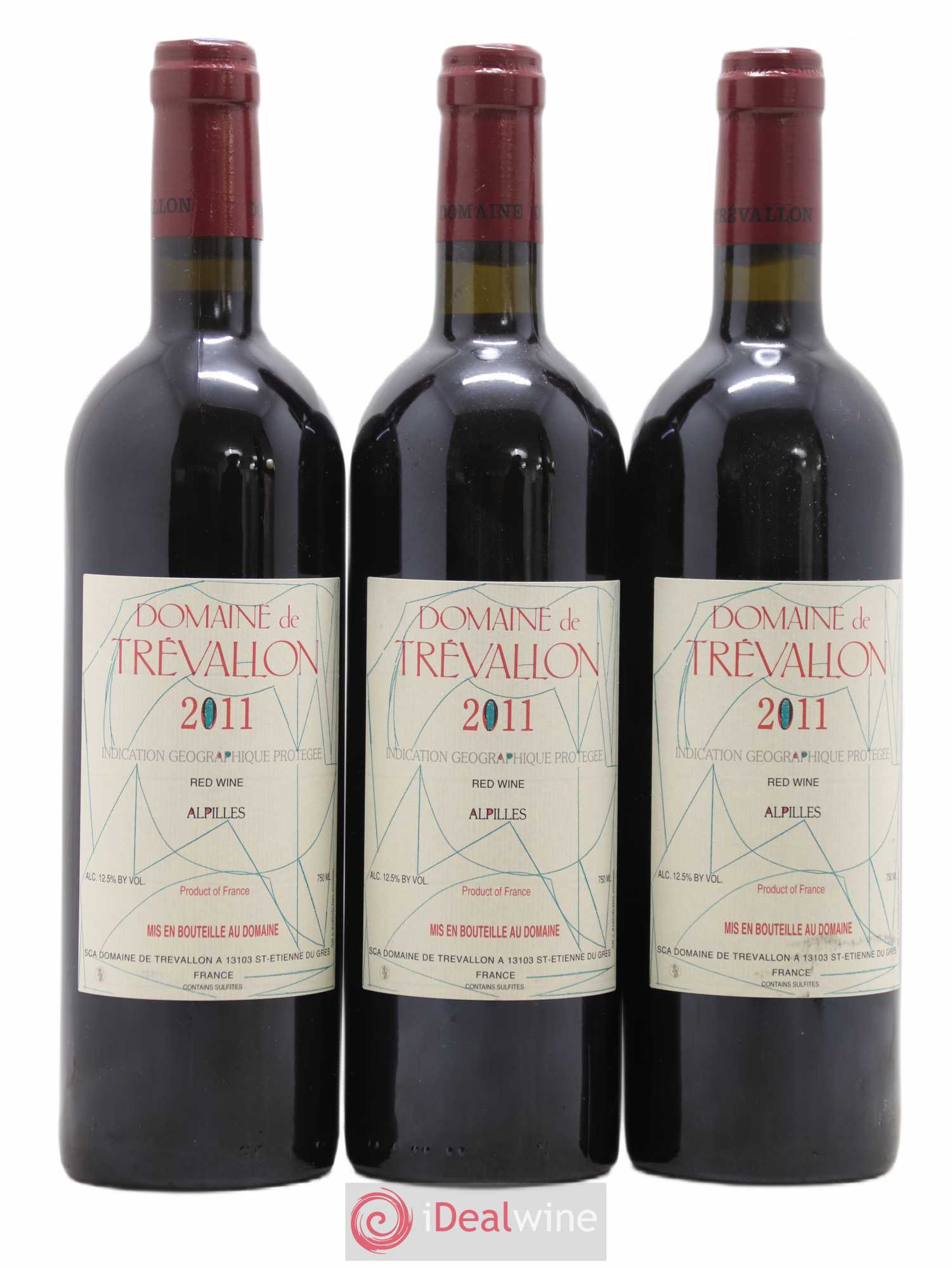 Alpilles Trévallon (Domaine de) Eloi Dürrbach 2011 - Lot de 3 bouteilles - 0
