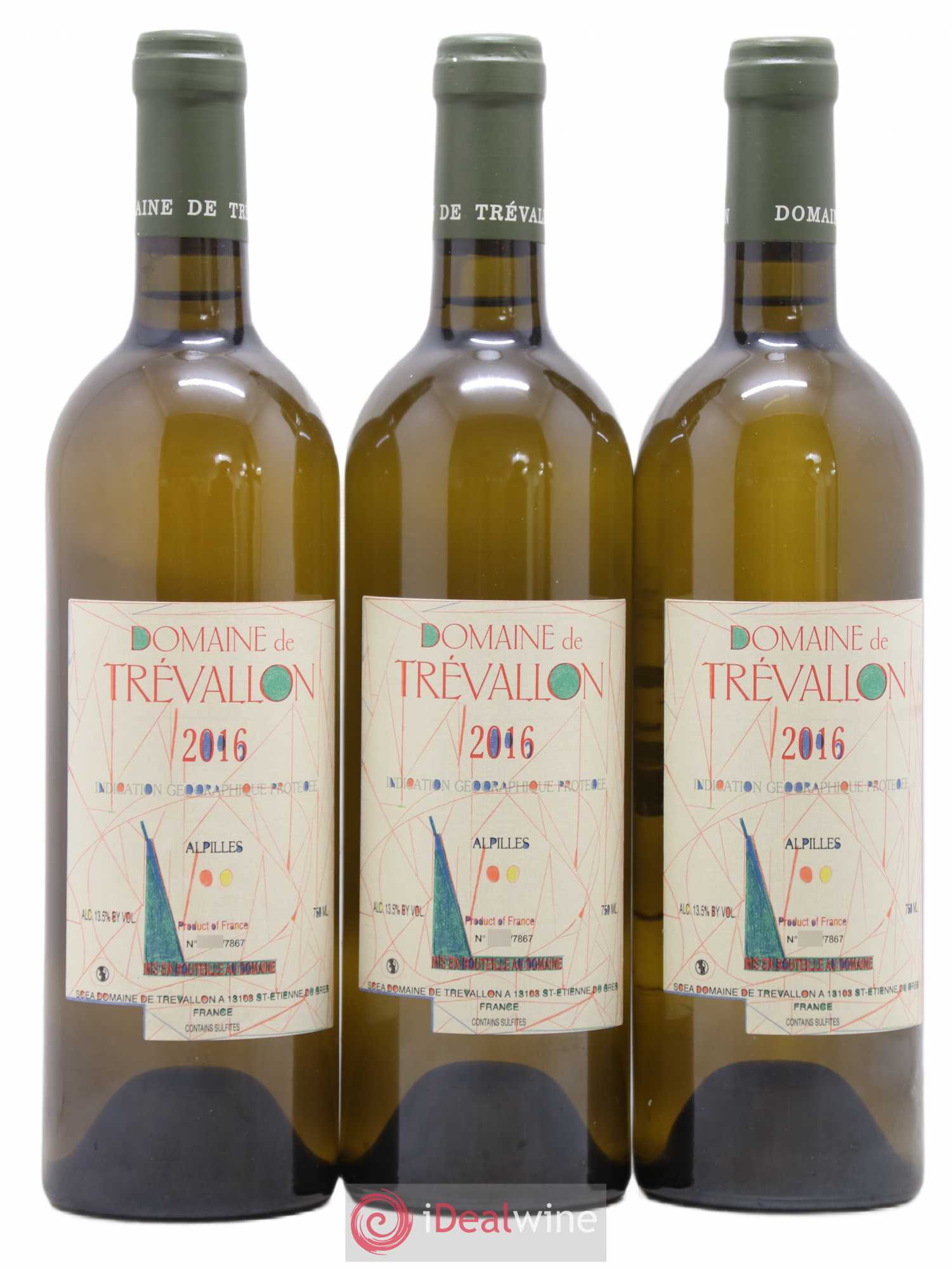 Alpilles Trévallon (Domaine de) Eloi Dürrbach 2016 - Lot de 3 bouteilles - 0