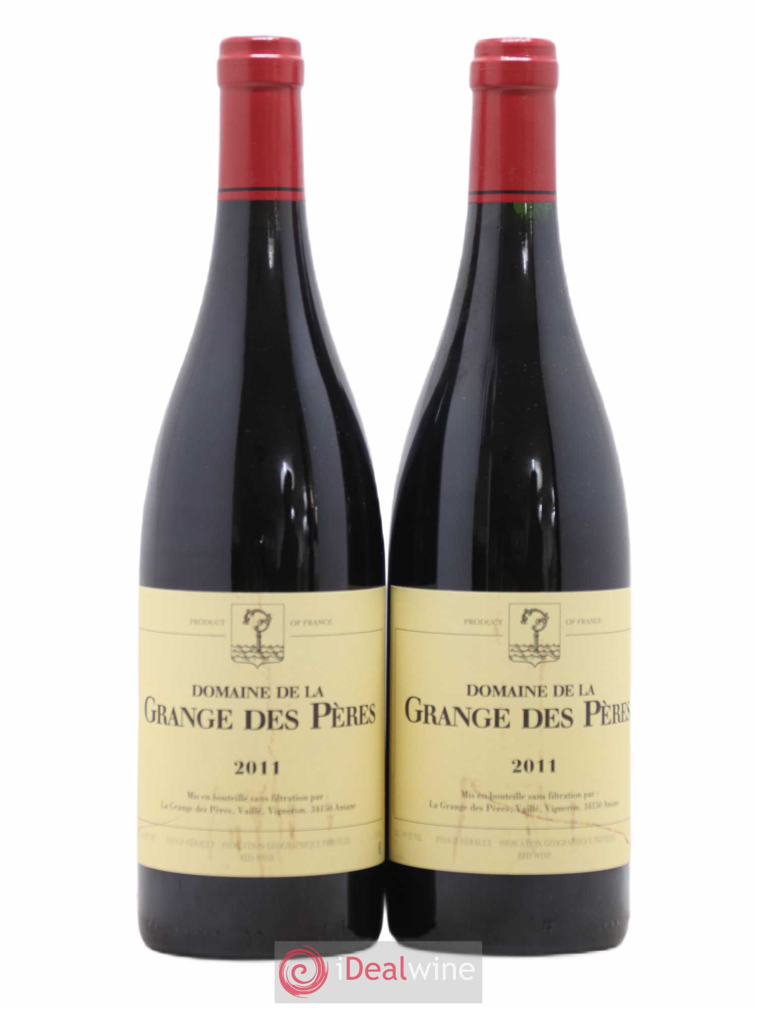 Pays d'Hérault Grange des Pères Laurent Vaillé 2011 - Lot de 2 bouteilles - 0