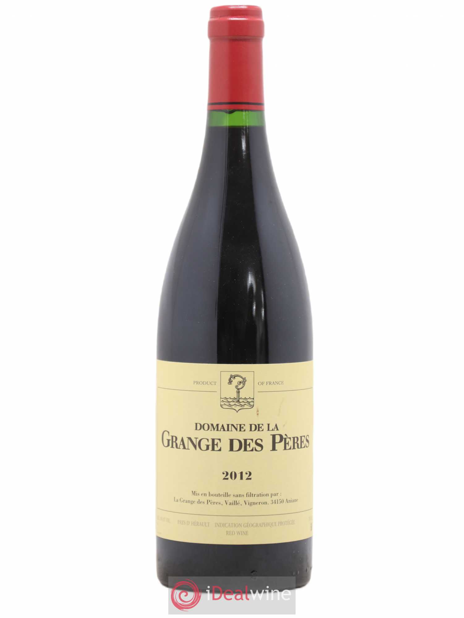 Pays d'Hérault Grange des Pères Laurent Vaillé 2012 - Lot de 1 bouteille - 0