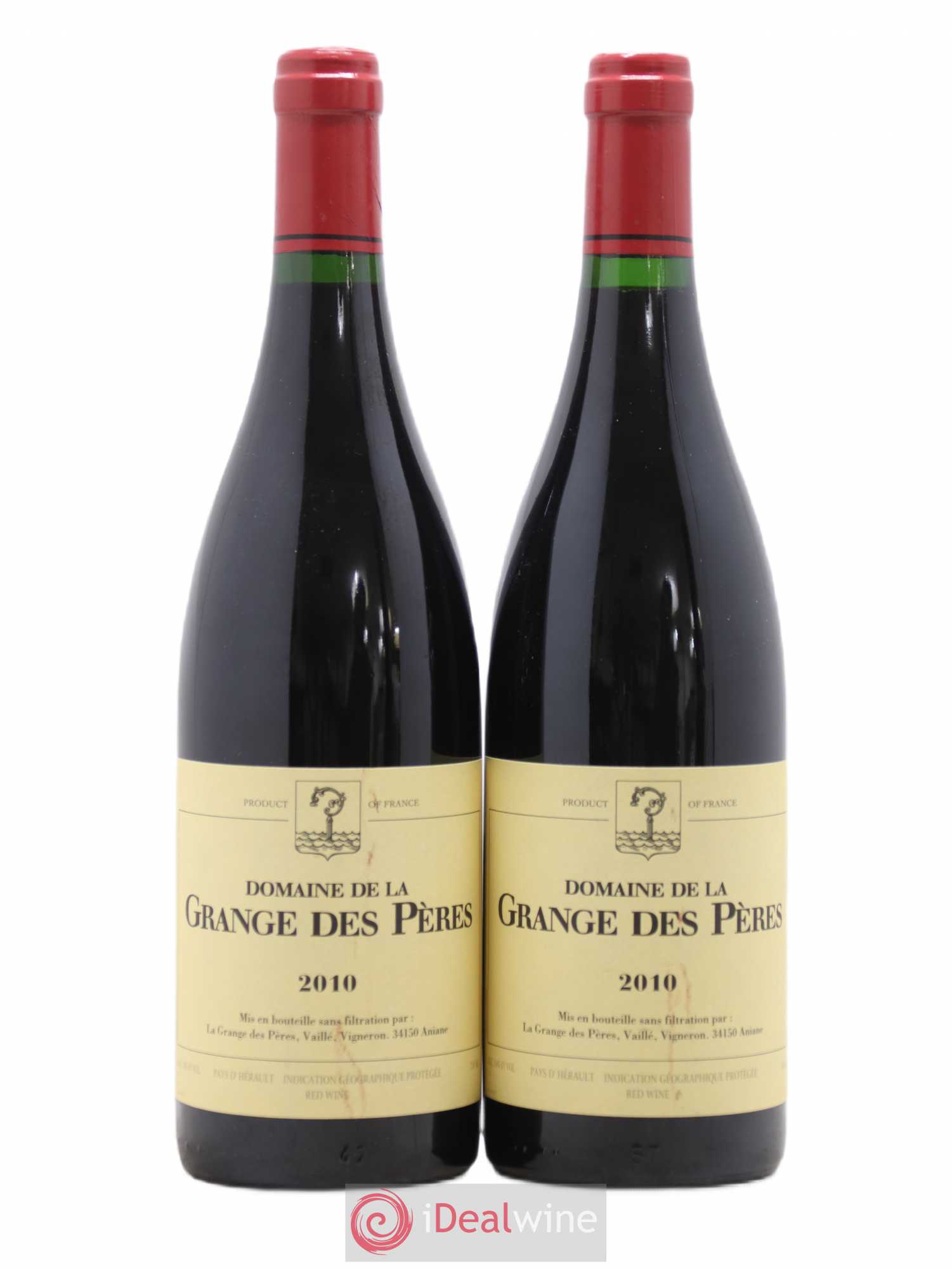 Pays d'Hérault Grange des Pères Laurent Vaillé 2010 - Lot de 2 bouteilles - 0