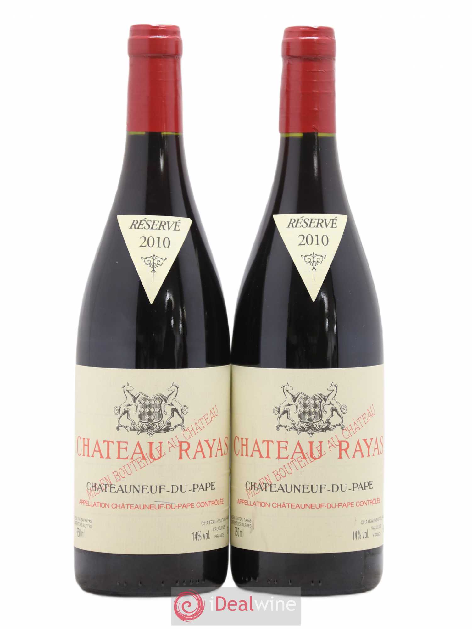 Châteauneuf-du-Pape Château Rayas Emmanuel Reynaud 2010 - Lot de 2 bouteilles - 0