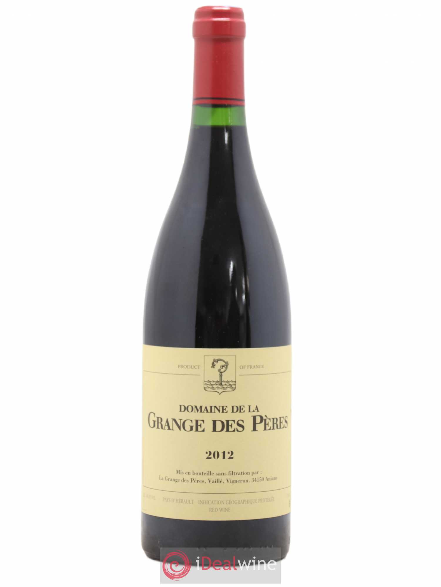 Pays d'Hérault Grange des Pères Laurent Vaillé 2012 - Lot de 1 bouteille - 0