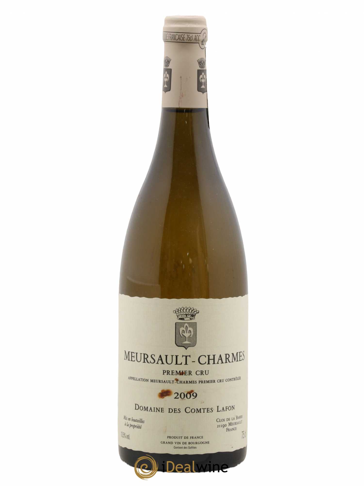 Meursault 1er Cru Charmes Comtes Lafon (Domaine des) 2009 - Lot de 1 bouteille - 0
