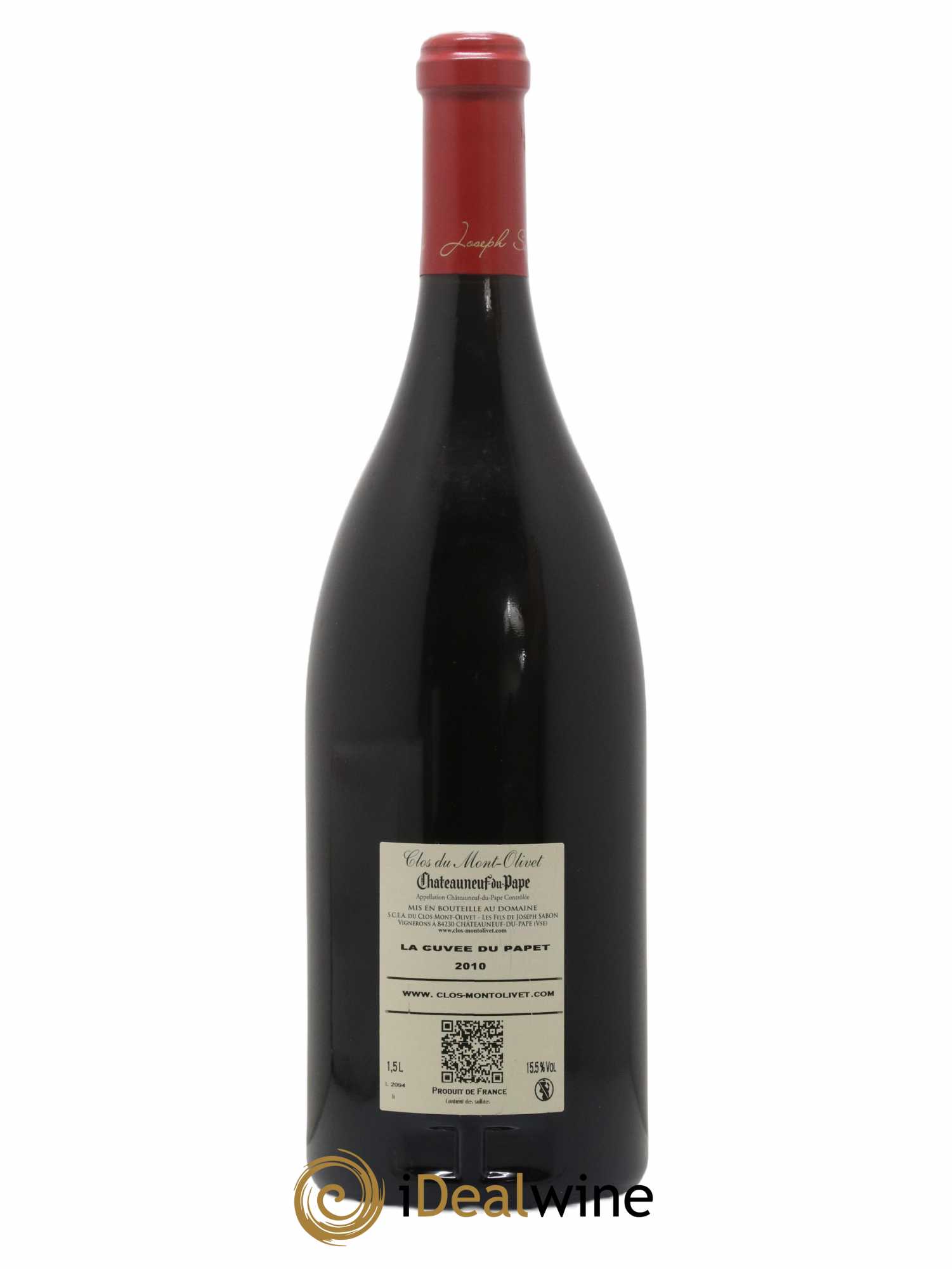 Châteauneuf-du-Pape Cuvée du Papet Clos du Mont-Olivet 2010 - Lot de 1 magnum - 1