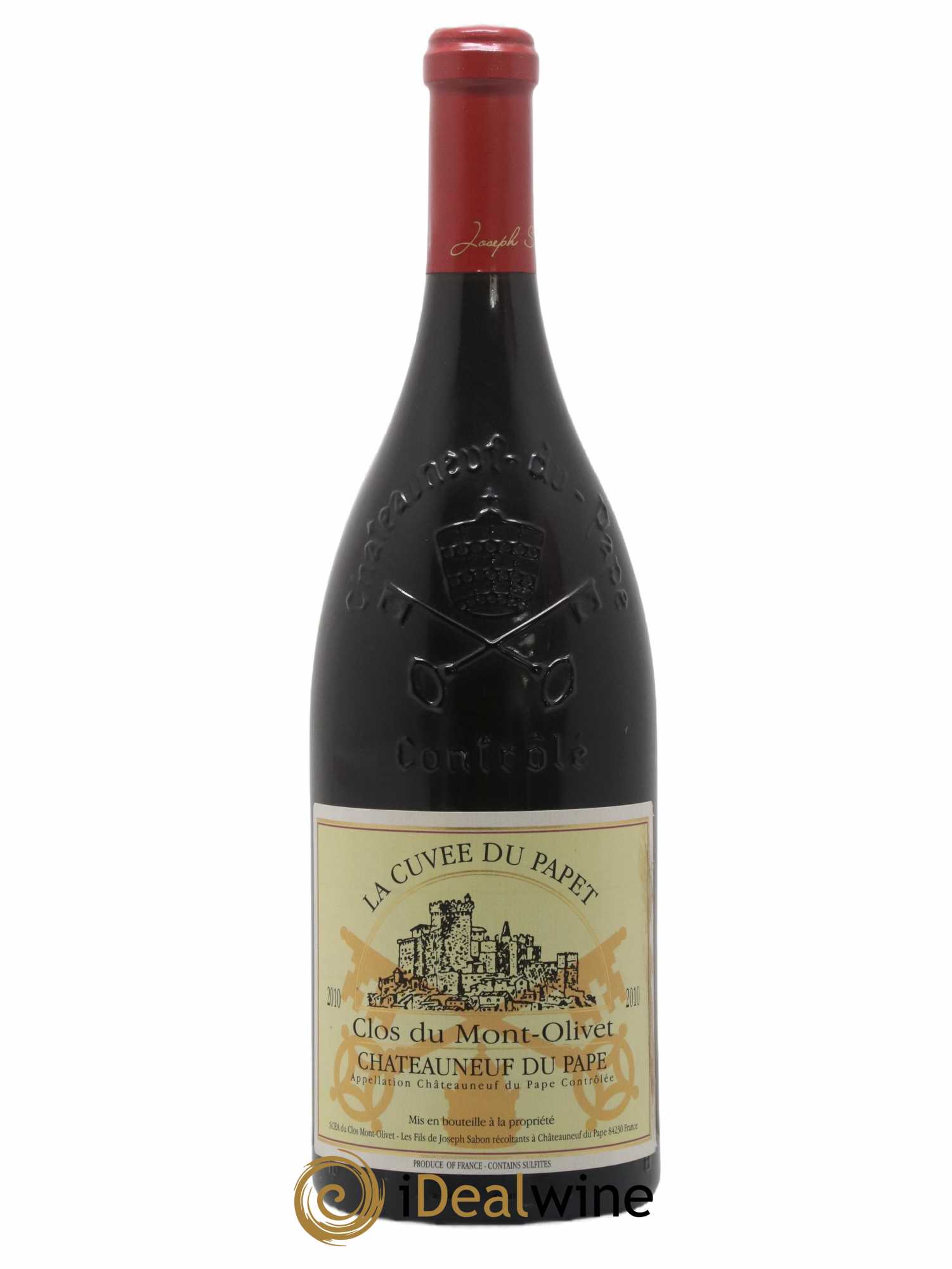 Châteauneuf-du-Pape Cuvée du Papet Clos du Mont-Olivet 2010 - Lot de 1 magnum - 0