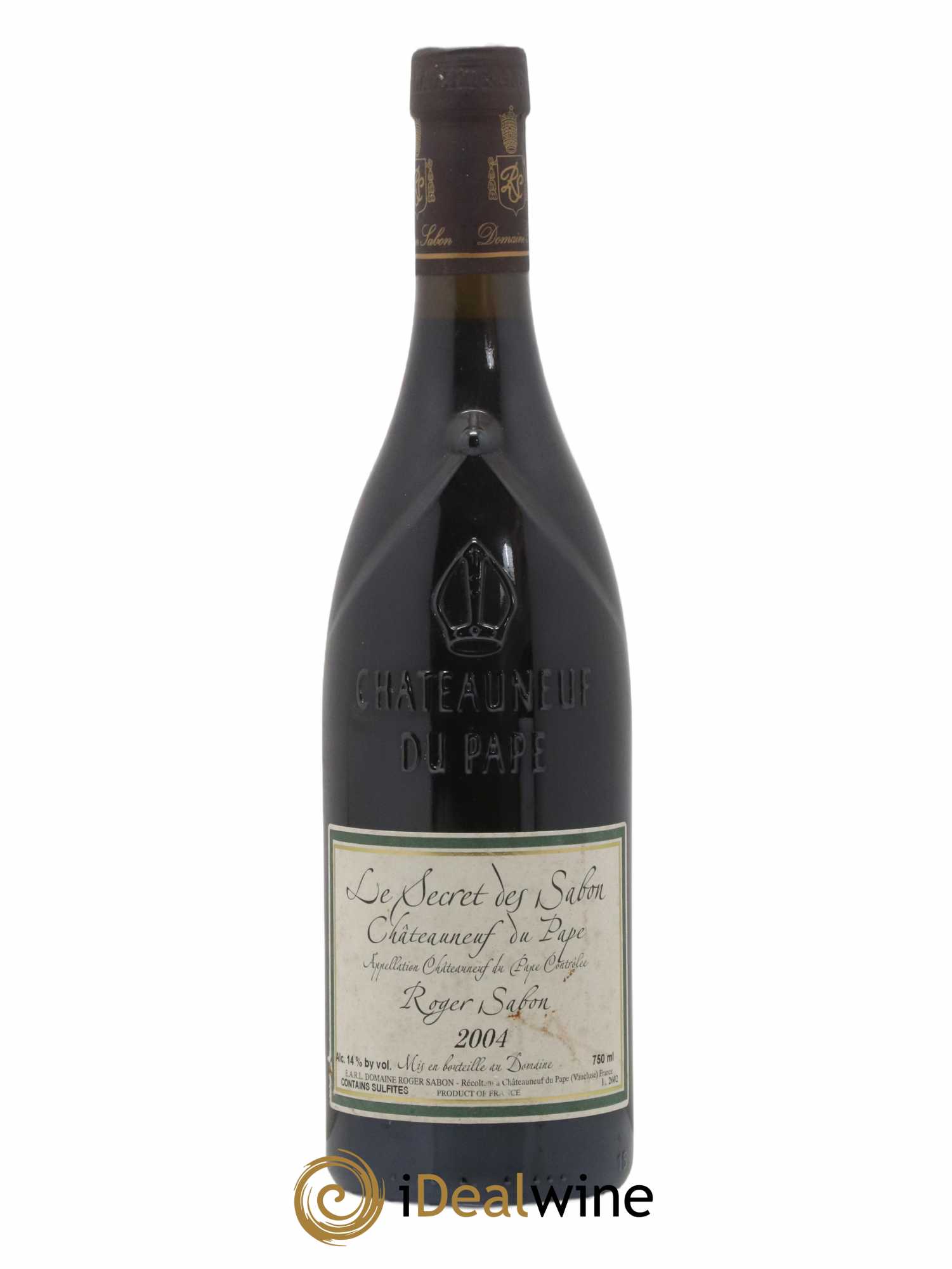 Châteauneuf-du-Pape Le Secret des Sabon Domaine Roger Sabon 2004 - Lot de 1 bouteille - 0
