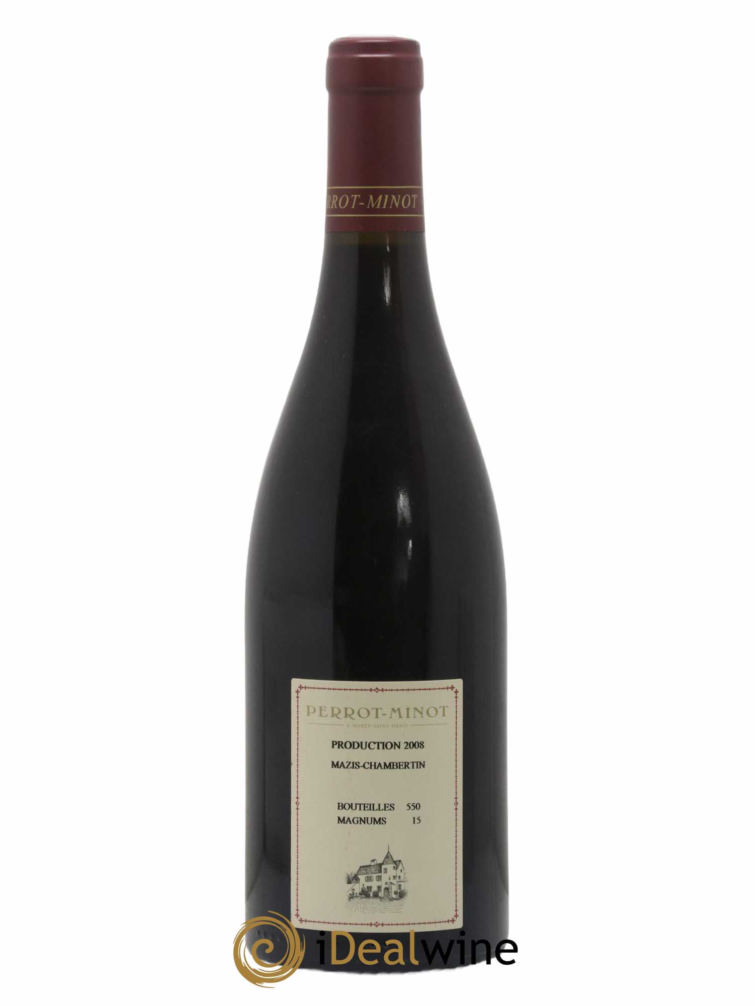 Mazis-Chambertin Grand Cru Vieilles Vignes Perrot-Minot 2008 - Lot de 1 bouteille - 1