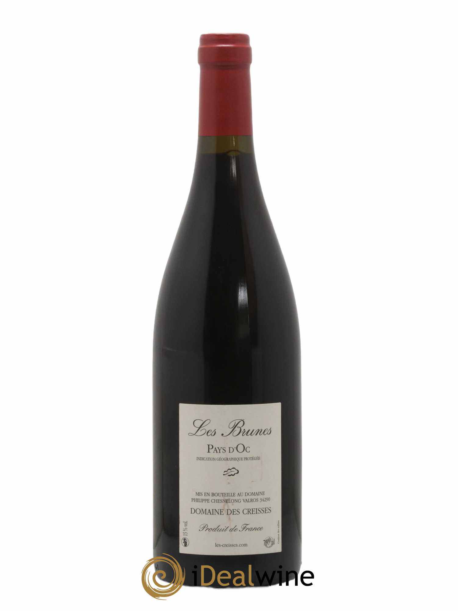 Vin de France Les Brunes Les Creisses (Domaine) IGP D'Oc 2013 - Lot of 1 bottle - 1