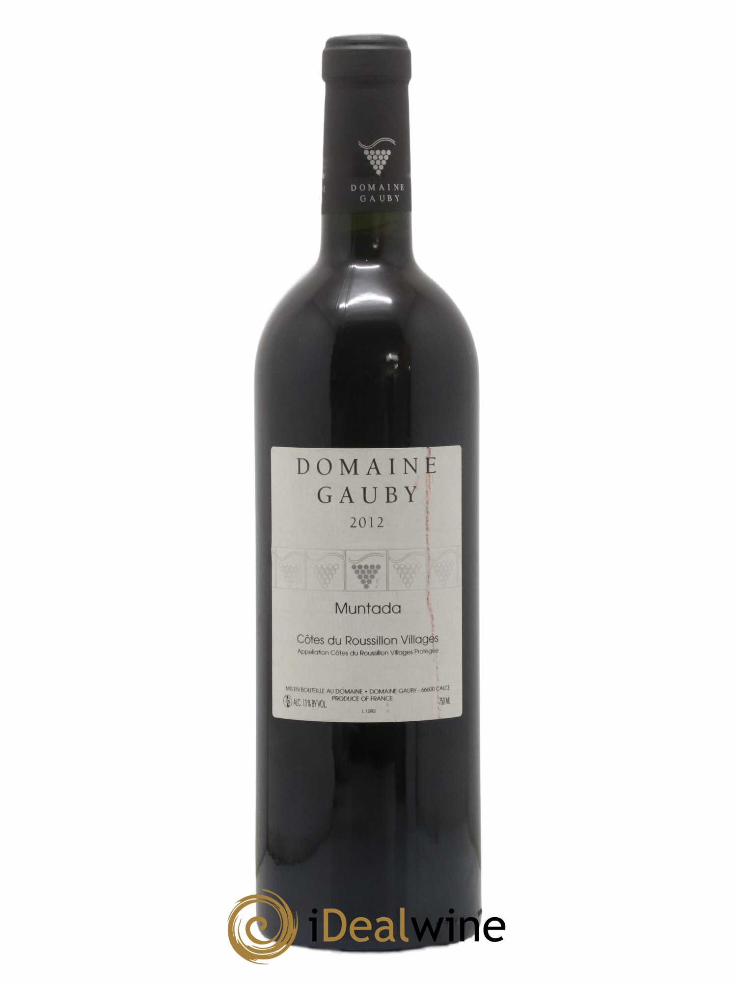 Côtes Catalanes (anciennement Côtes du Roussillon Villages) La Muntada Gauby (Domaine) 2012 - Lot de 1 bouteille - 0