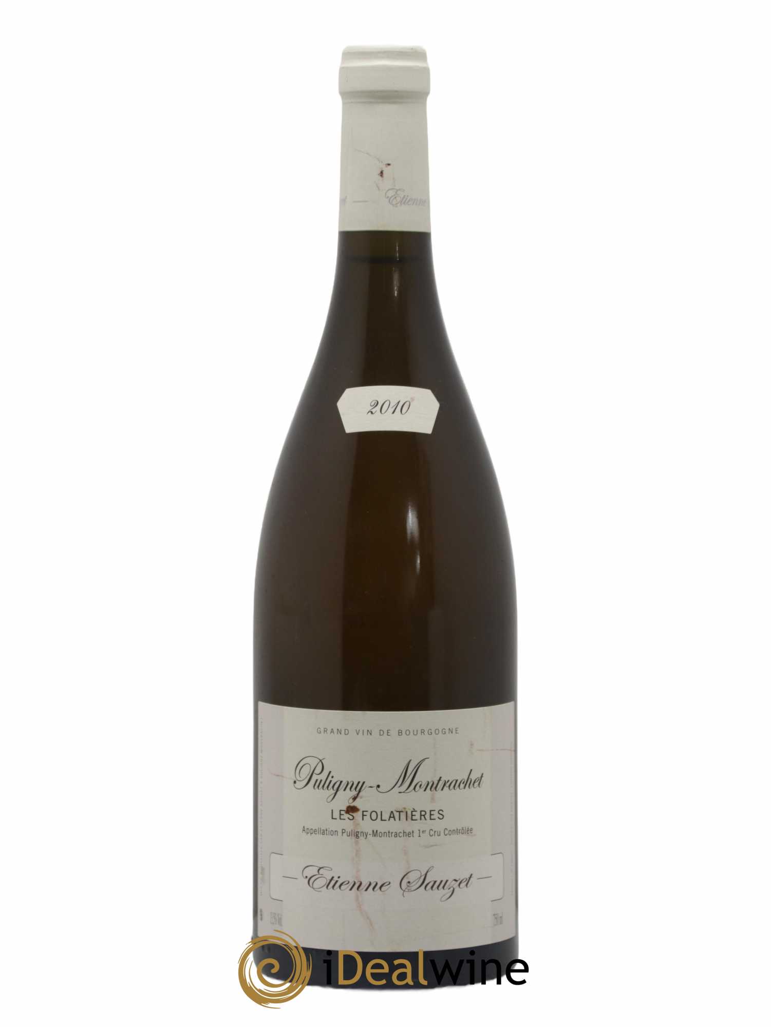 Puligny-Montrachet 1er Cru Les Folatières Etienne Sauzet 2010 - Lot de 1 bouteille - 0