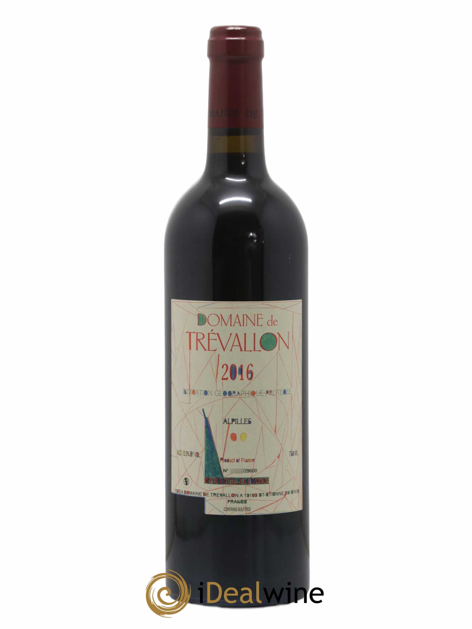 Alpilles Trévallon (Domaine de) Eloi Dürrbach 2016 - Lot de 1 bouteille - 0