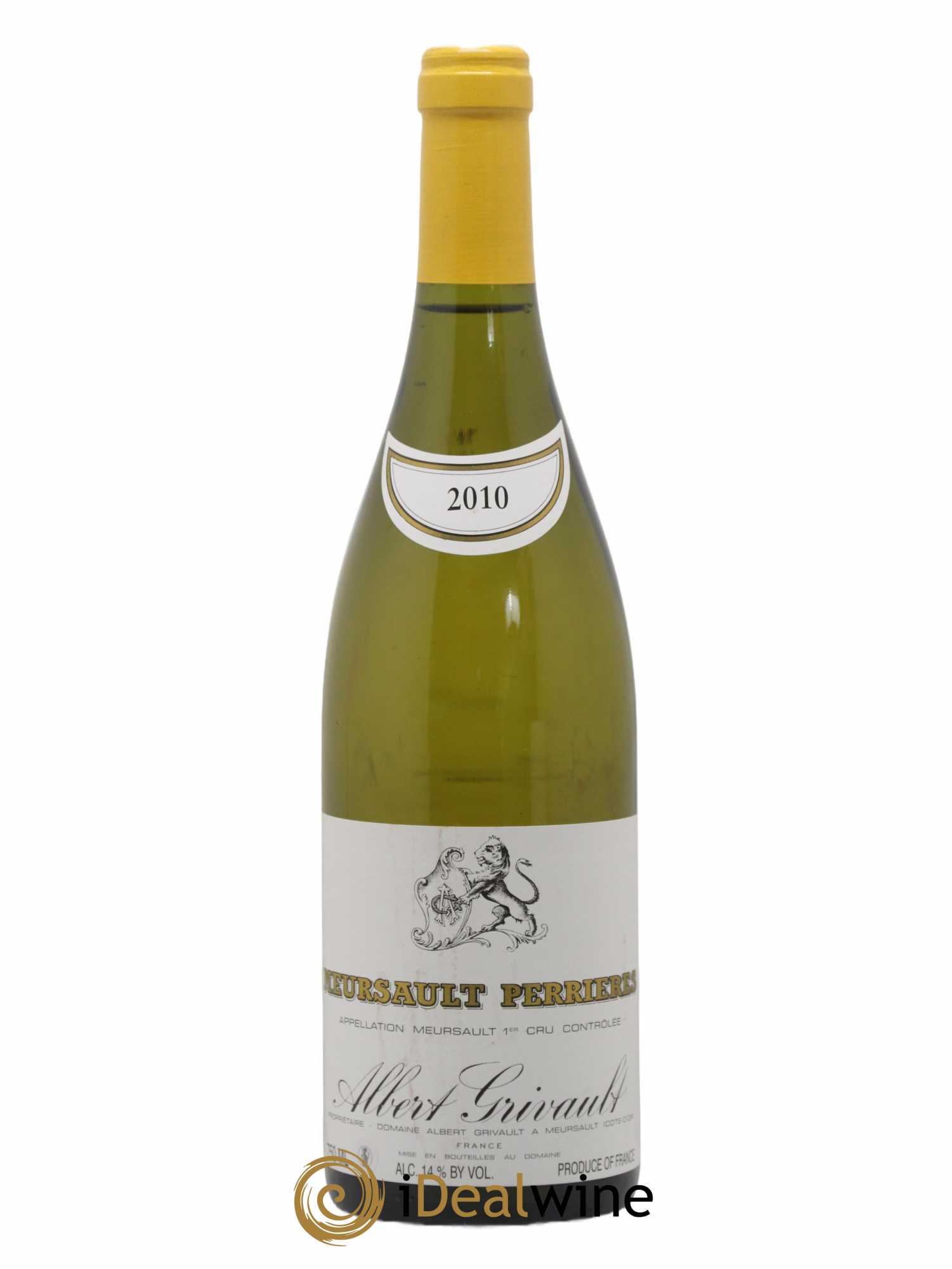 Meursault 1er Cru Perrières Albert Grivault 2010 - Lot de 1 bouteille - 0