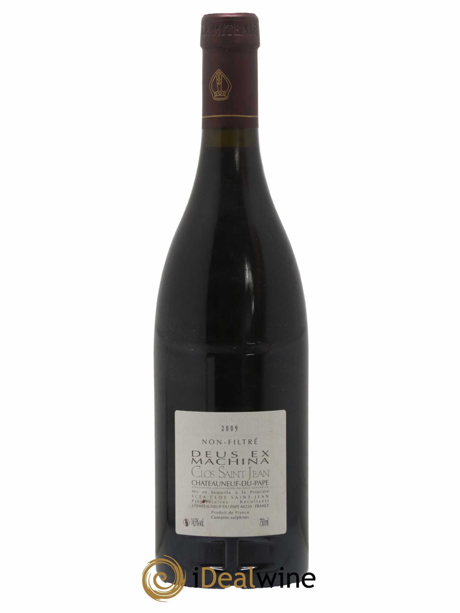 Châteauneuf-du-Pape Clos Saint-Jean Deus Ex Machina Pascal et Vincent Maurel 2009 - Lot of 1 bottle - 1