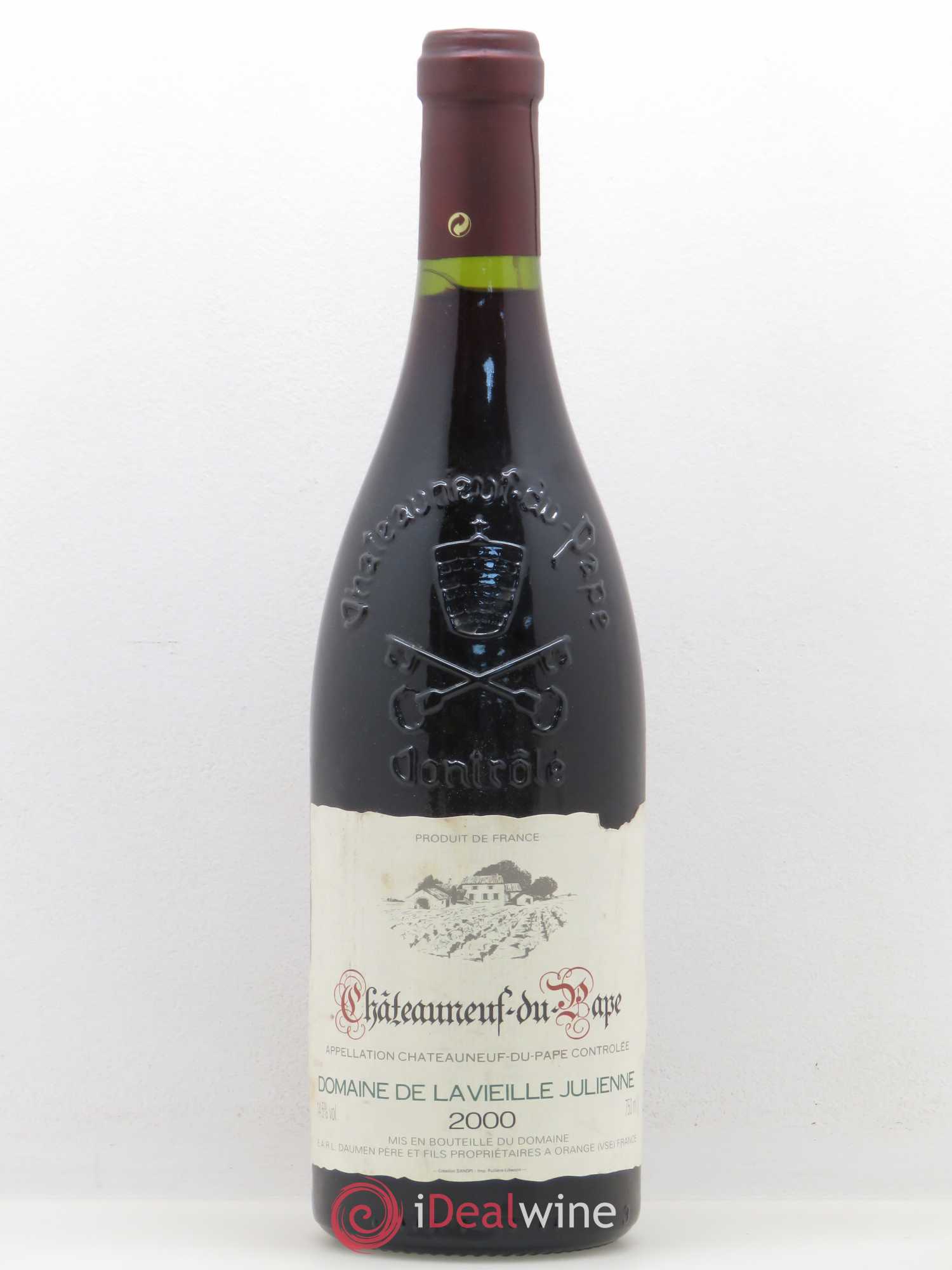 Châteauneuf-du-Pape Vieille Julienne (Domaine de la) Jean-Paul Daumen 2000 - Lot de 1 bouteille - 0