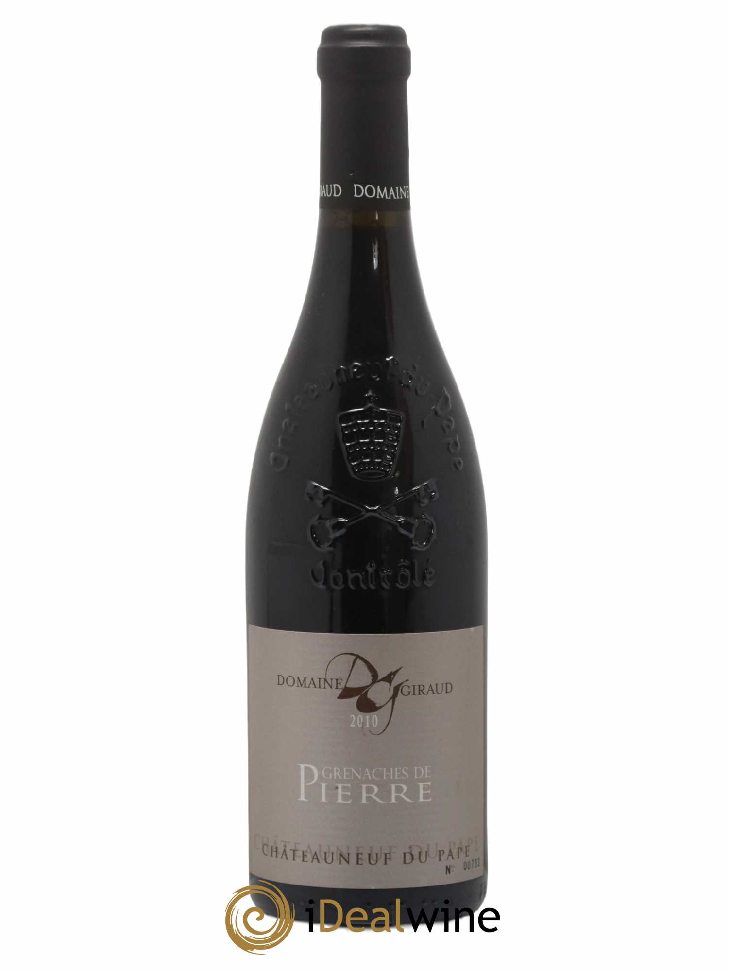 Châteauneuf-du-Pape Les Grenaches De Pierre Giraud (Domaine) 2010 - Lot de 1 bouteille - 0