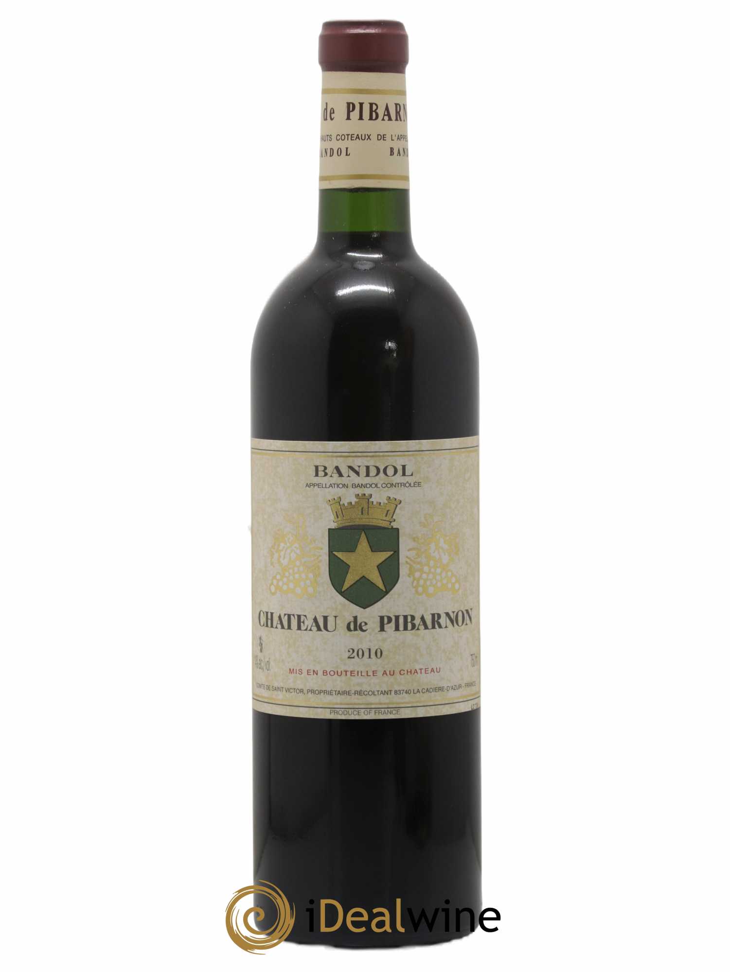Bandol Château de Pibarnon Comte de Saint-Victor 2010 - Lot de 1 bouteille - 0