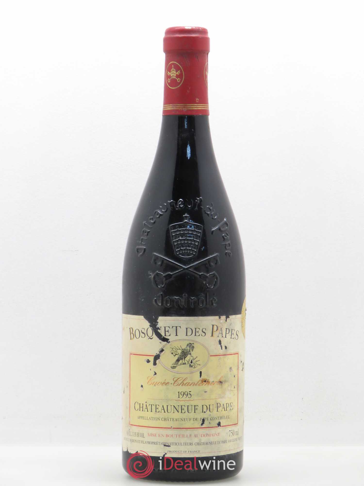 Châteauneuf-du-Pape Cuvée Chantemerle Bosquet des Papes 1995 - Posten von 1 Flasche - 0