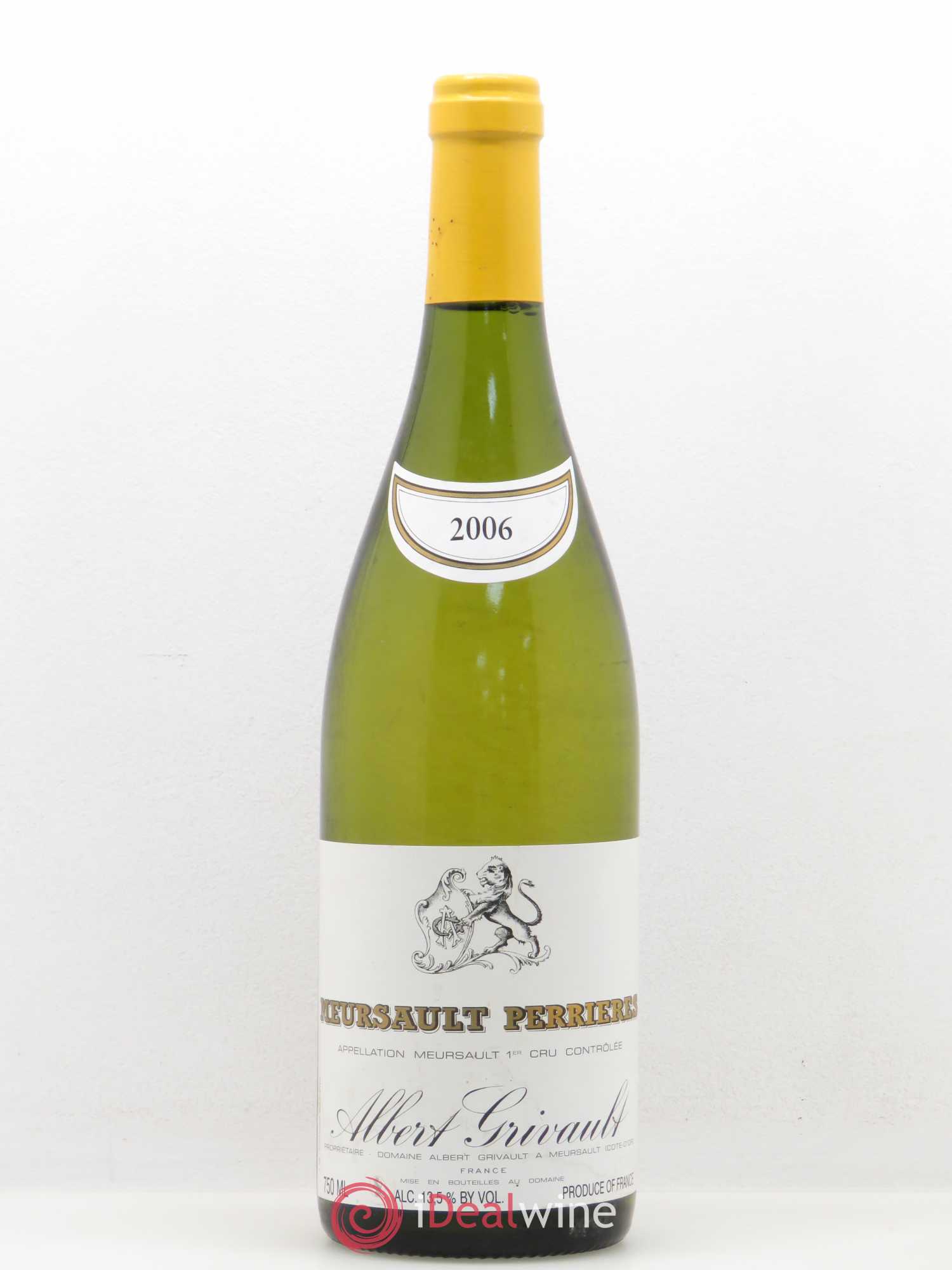 Meursault 1er Cru Perrières Albert Grivault 2006 - Lot de 1 bouteille - 0
