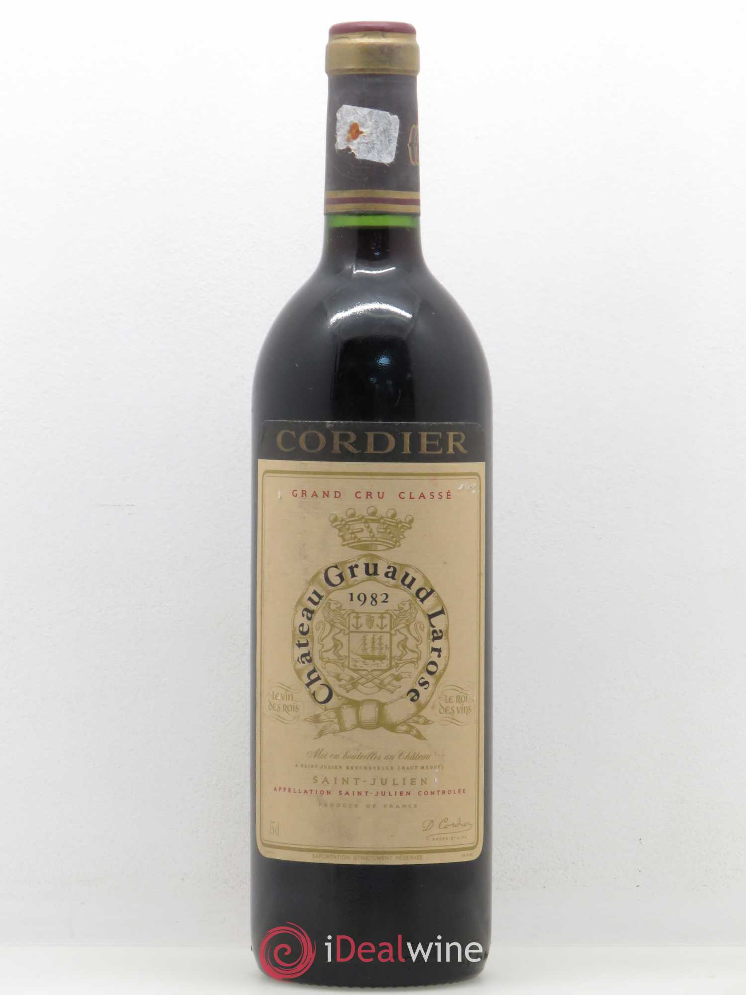 Château Gruaud Larose 2ème Grand Cru Classé 1982 - Lot de 1 bouteille - 0