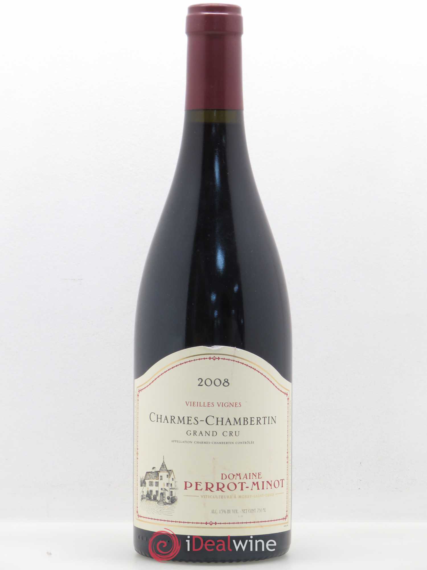 Charmes-Chambertin Grand Cru Vieilles Vignes Perrot-Minot 2008 - Lot de 1 bouteille - 0