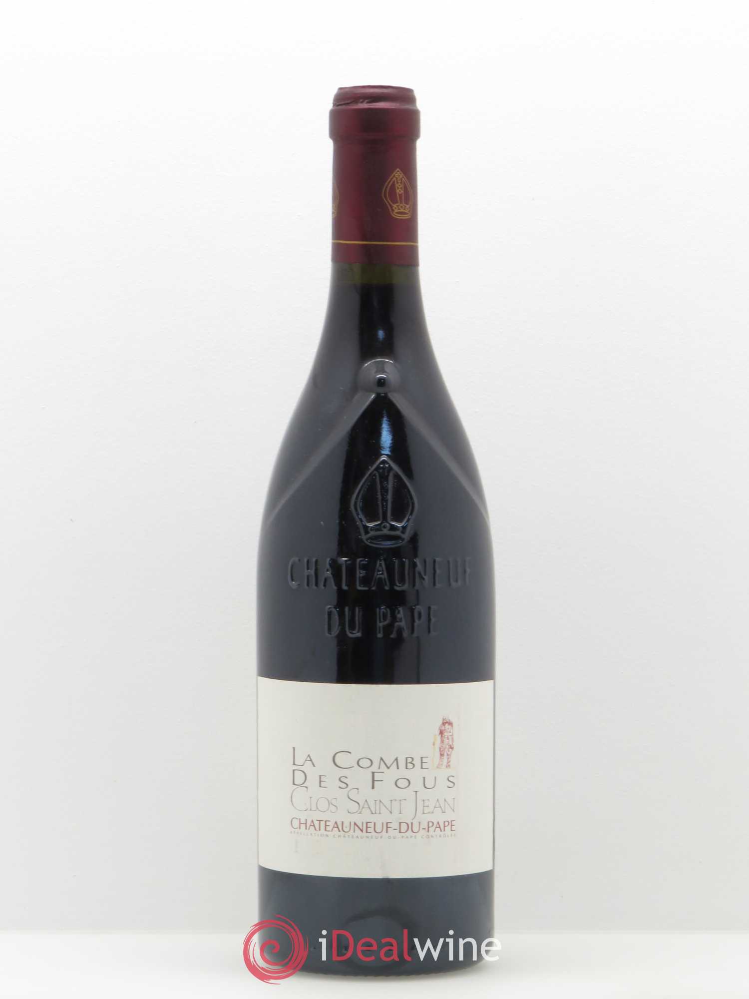 Châteauneuf-du-Pape Clos Saint-Jean La Combe des Fous Pascal et Vincent Maurel 2003 - Lot de 1 bouteille - 0