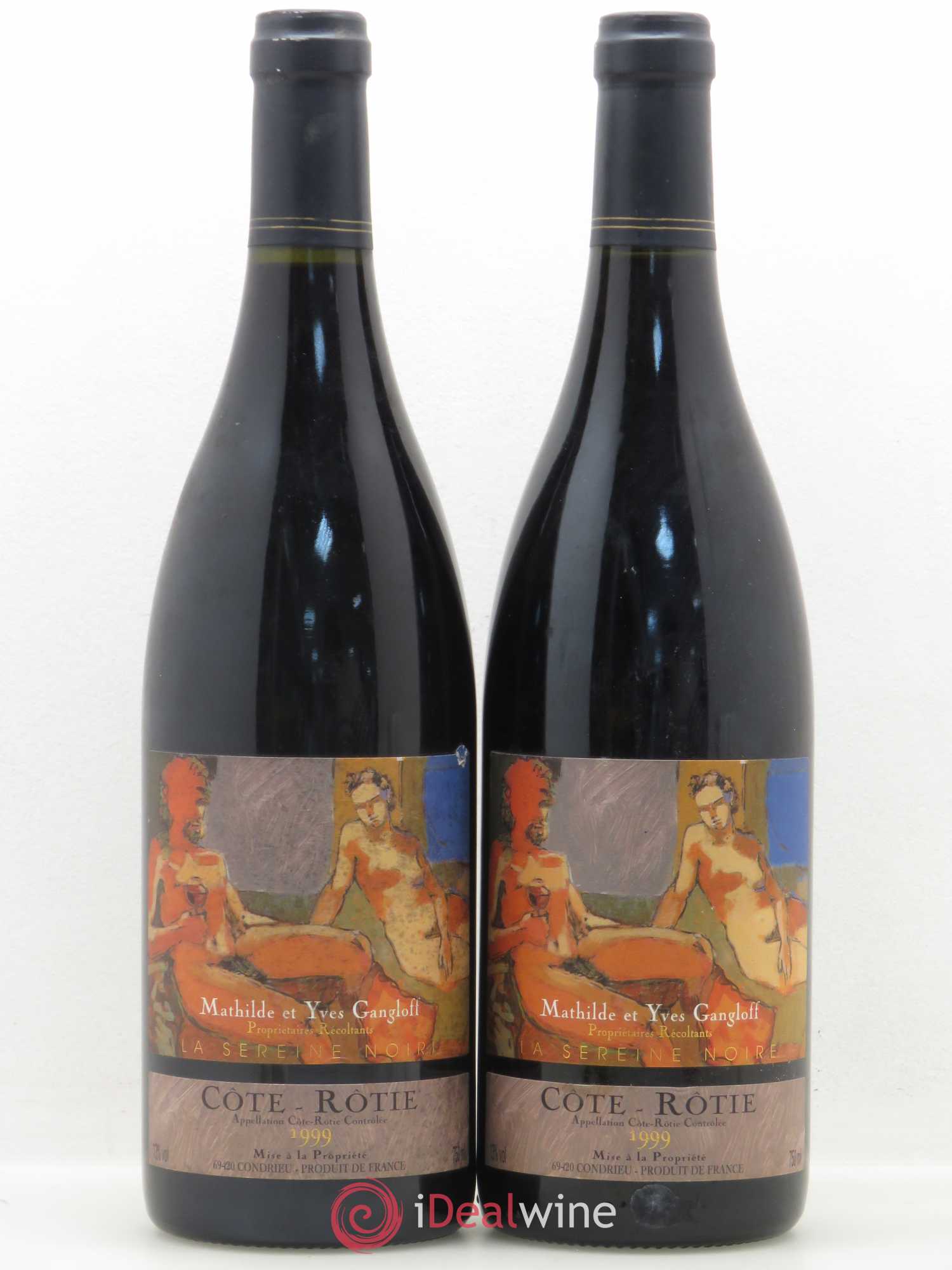 Côte-Rôtie La Sereine Noire Gangloff (Domaine) 1999 - Lot de 2 bouteilles - 0