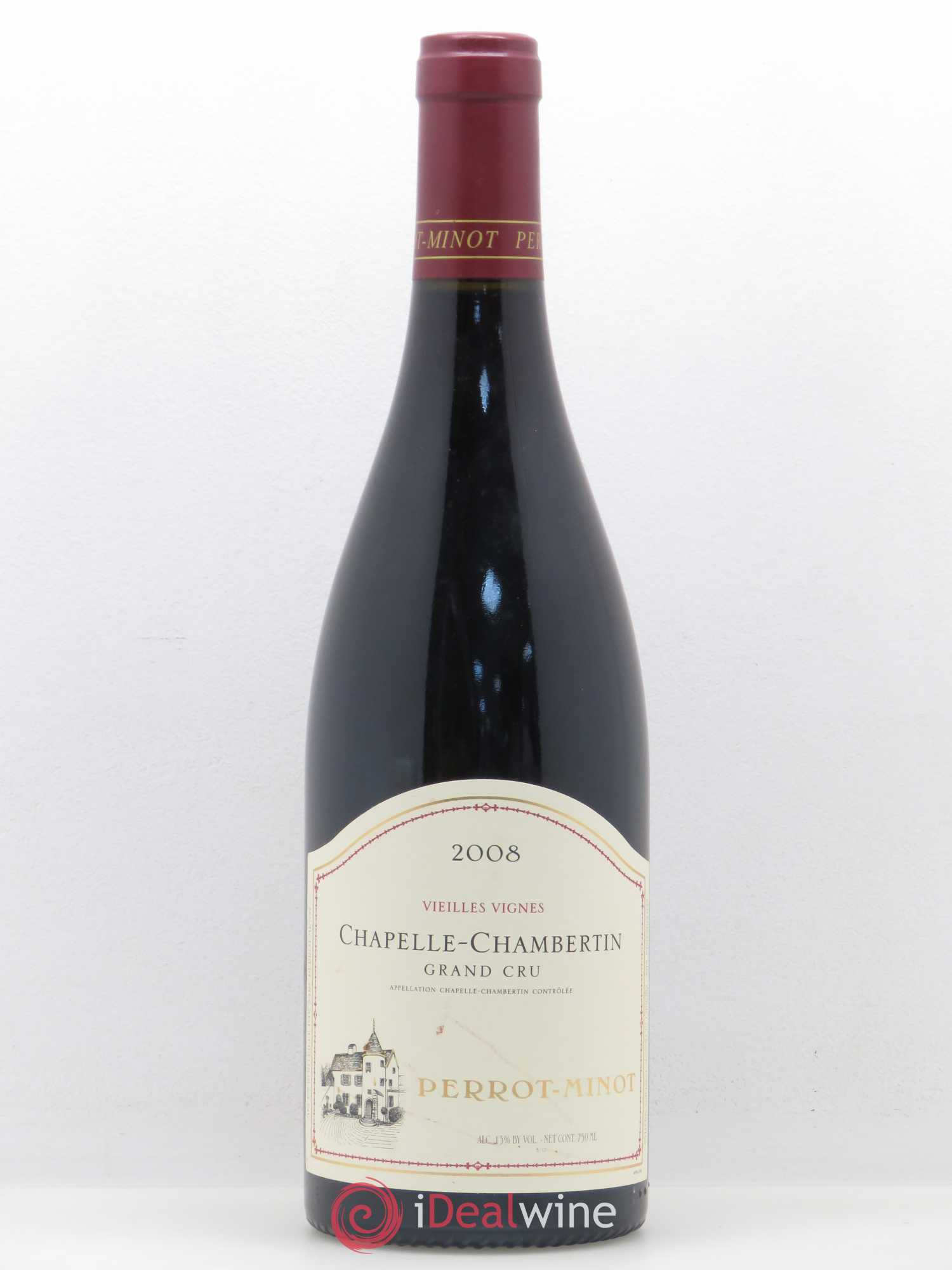 Chapelle-Chambertin Grand Cru Vieilles vignes Perrot-Minot 2008 - Lot de 1 bouteille - 0