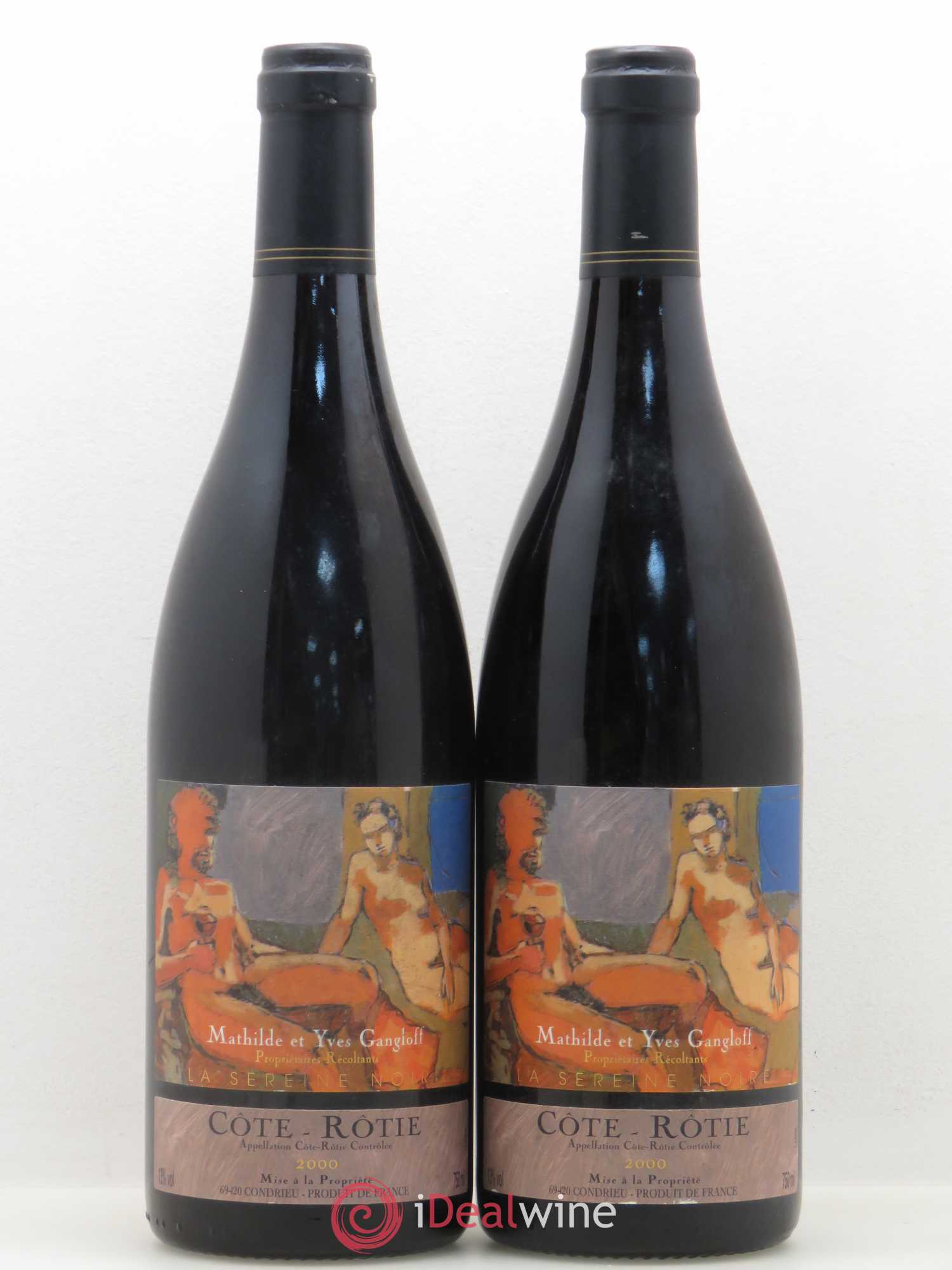 Côte-Rôtie La Sereine Noire Gangloff (Domaine) 2000 - Lot de 2 bouteilles - 0